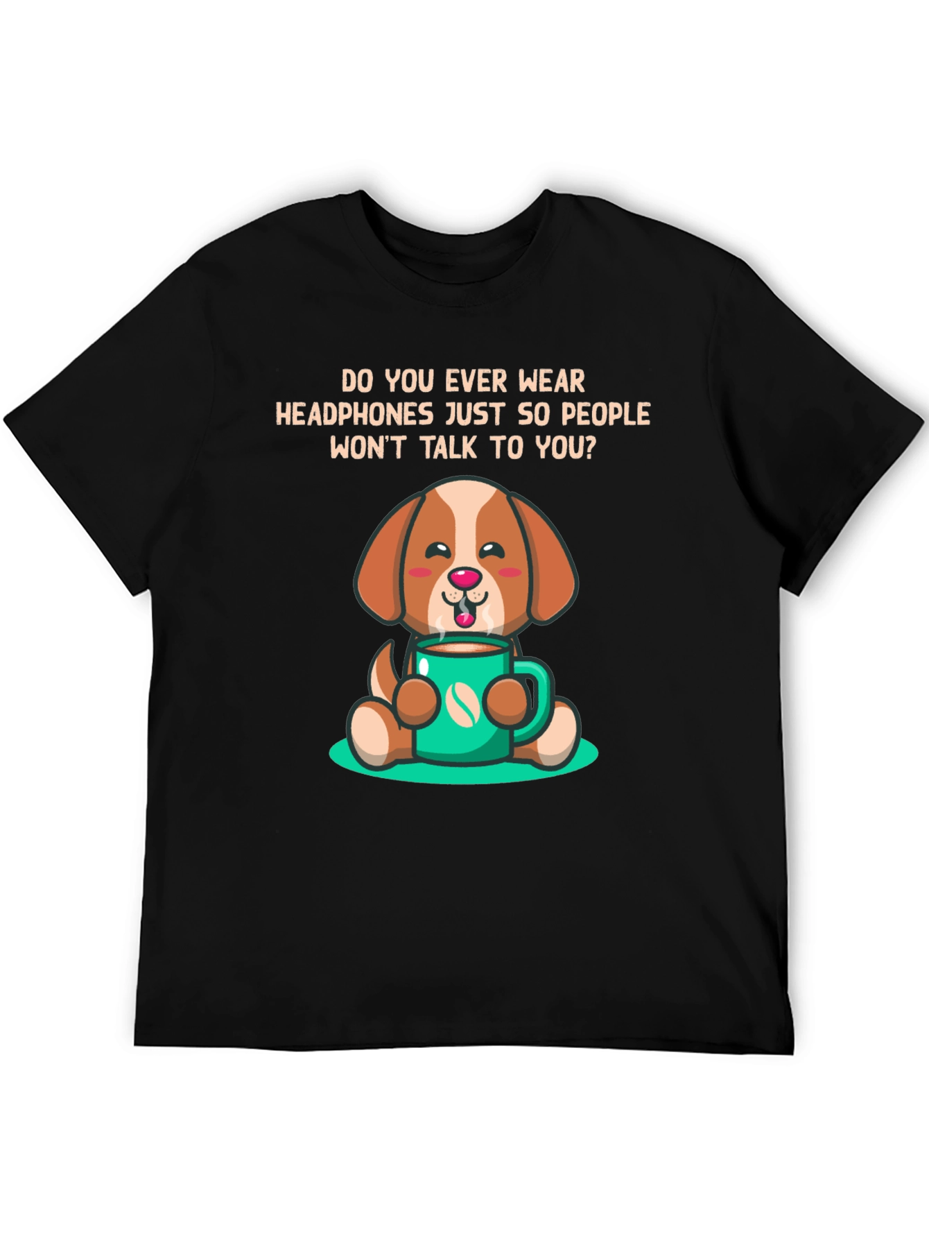 Dog Lover Coffee T-Shirt - Funny Introvert Tee