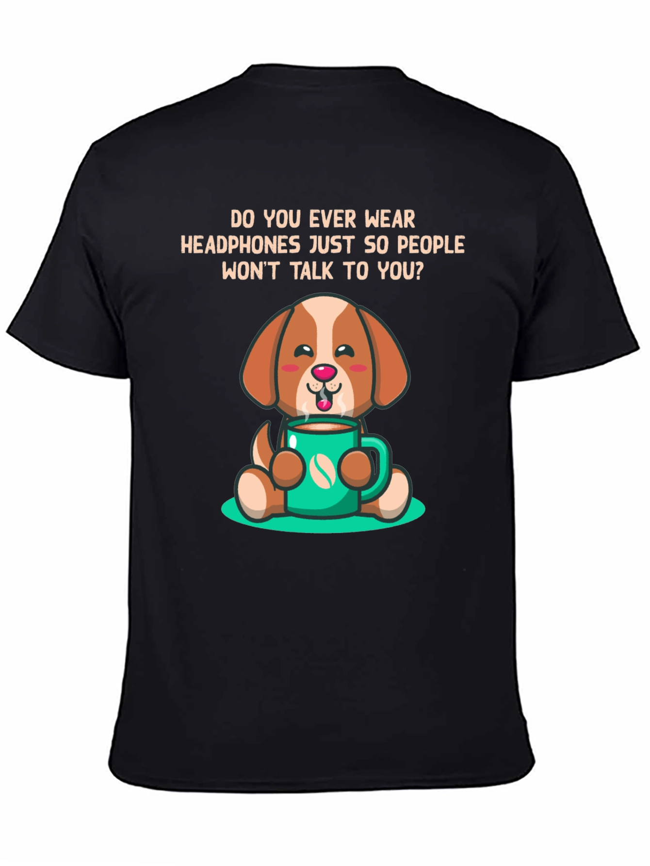 Dog Lover Coffee T-Shirt - Funny Introvert Tee