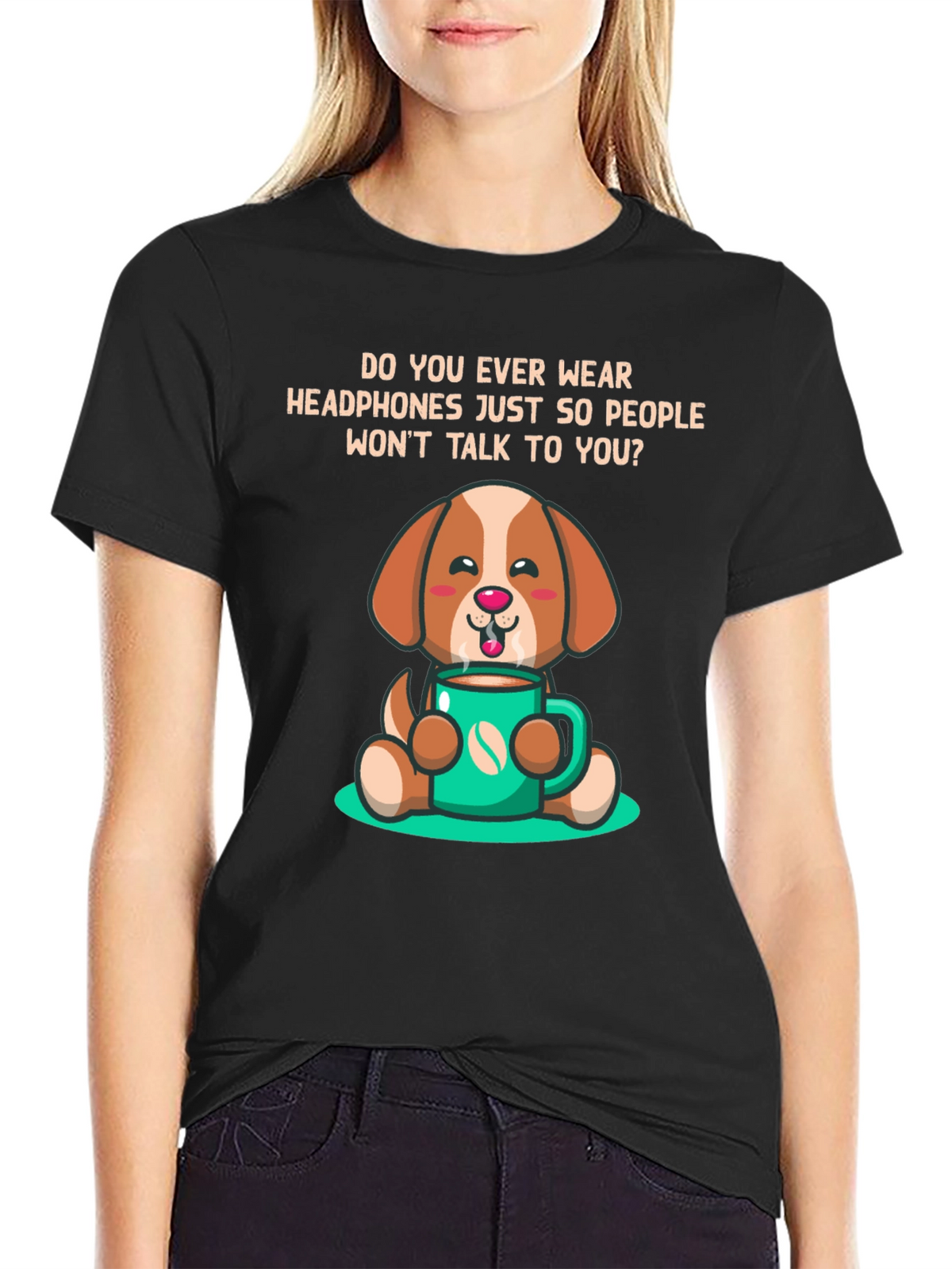 Dog Lover Coffee T-Shirt - Funny Introvert Tee