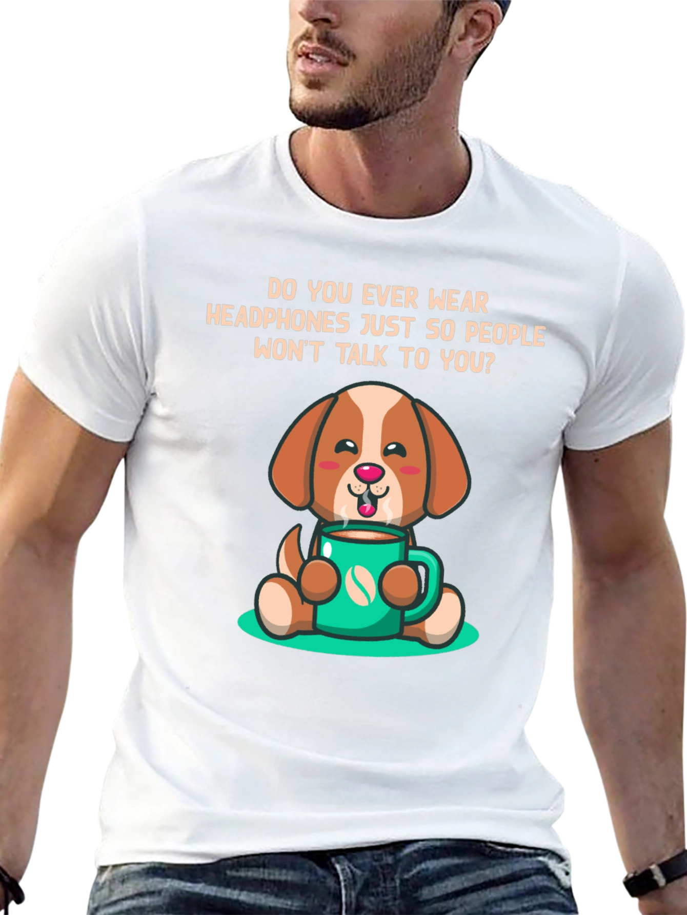 Dog Lover Coffee T-Shirt - Funny Introvert Tee