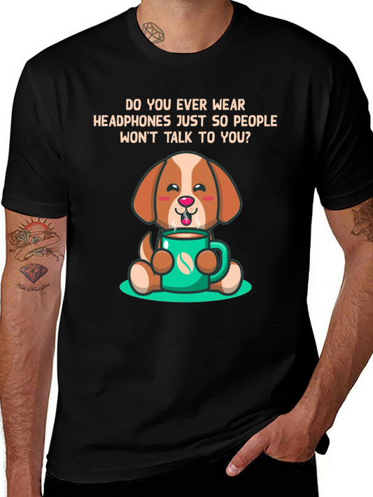 Dog Lover Coffee T-Shirt - Funny Introvert Tee