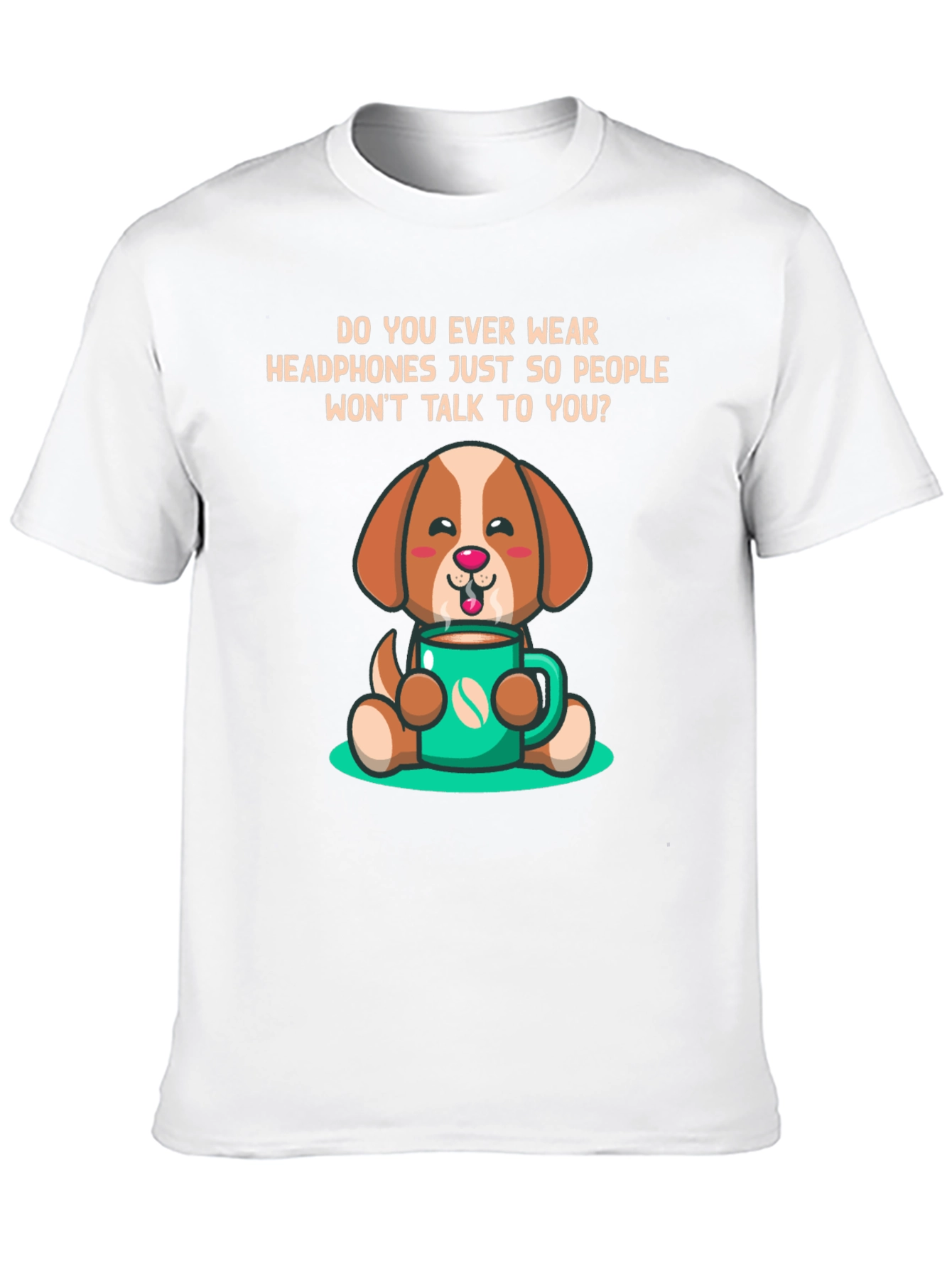 Dog Lover Coffee T-Shirt - Funny Introvert Tee