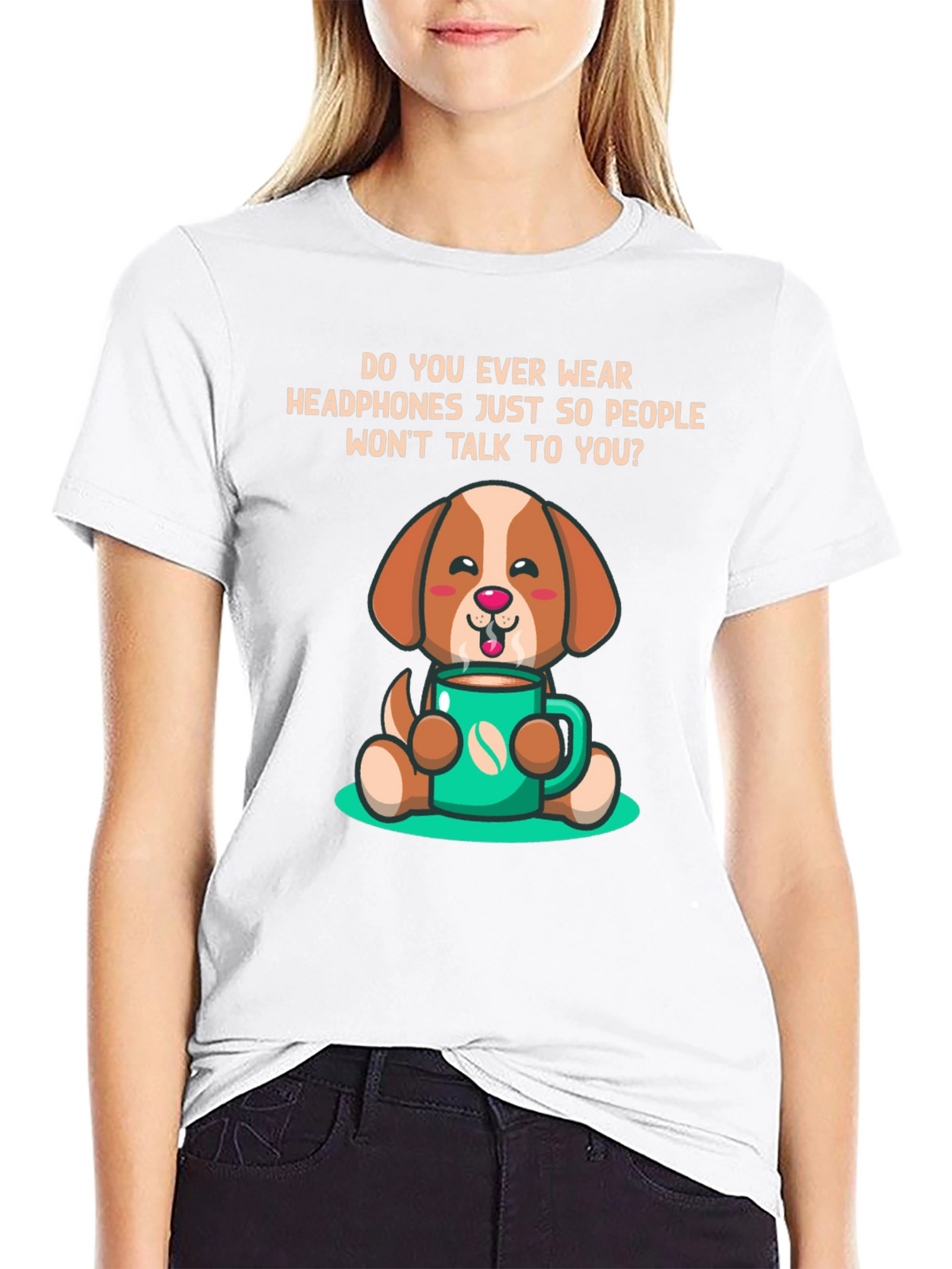 Dog Lover Coffee T-Shirt - Funny Introvert Tee