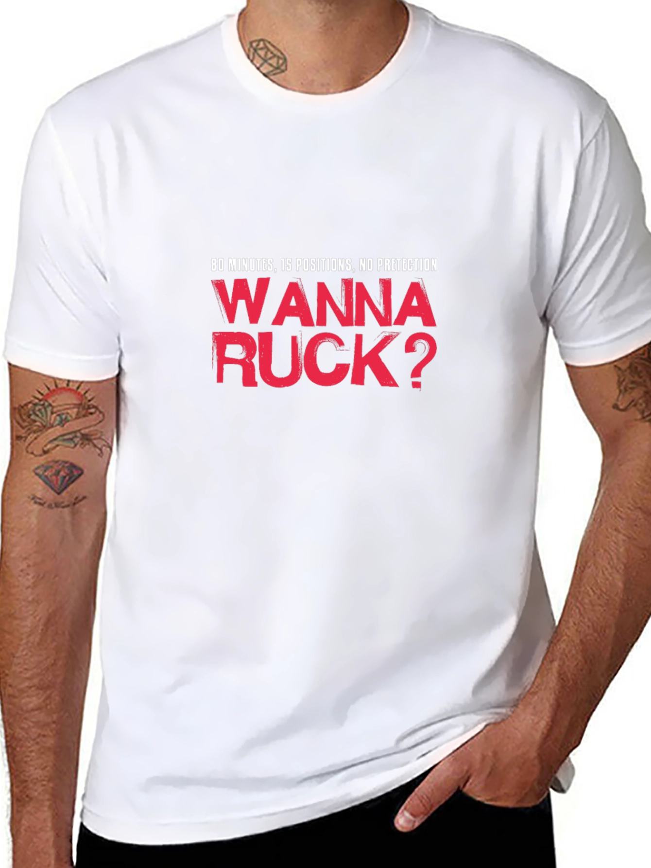 Wanna Ruck? Funny Rugby T-Shirt