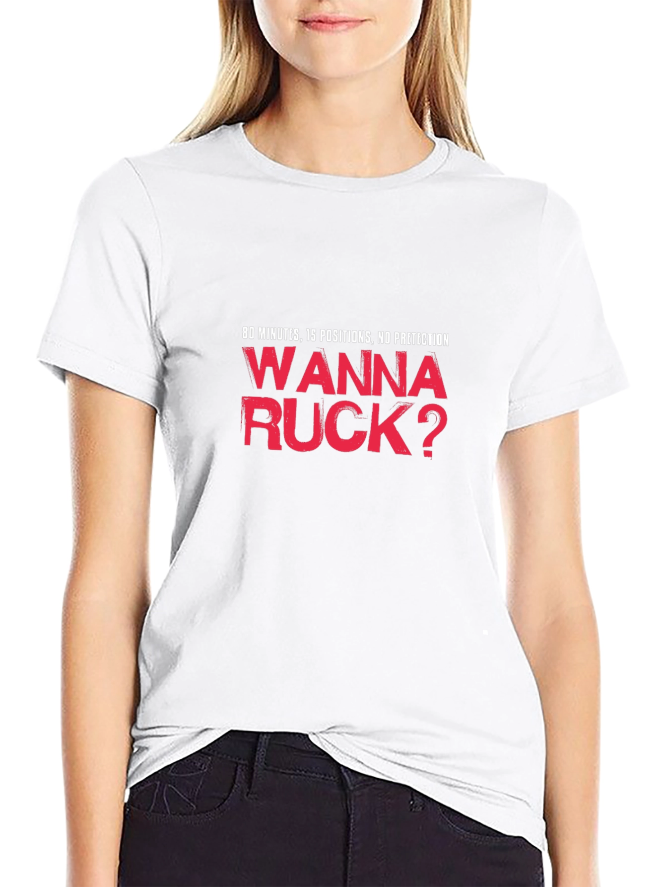 Wanna Ruck? Funny Rugby T-Shirt