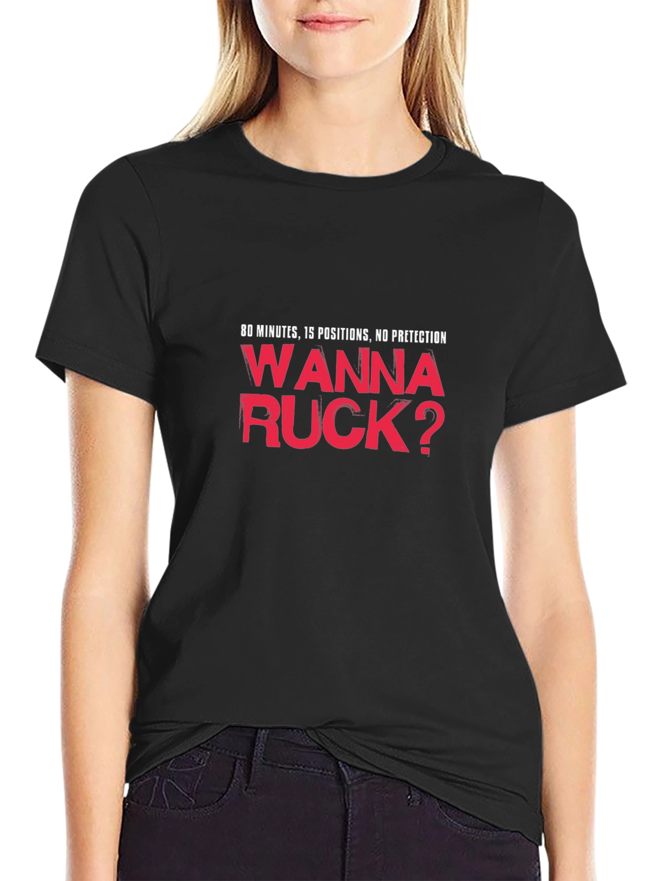 Wanna Ruck? Funny Rugby T-Shirt