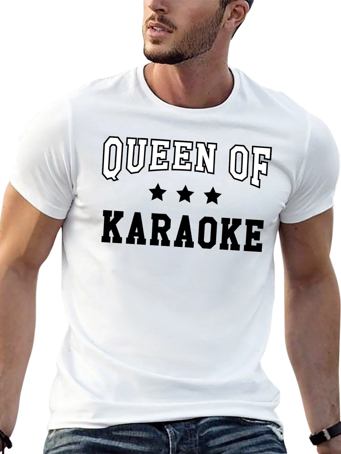 Queen of Karaoke Black T-Shirt