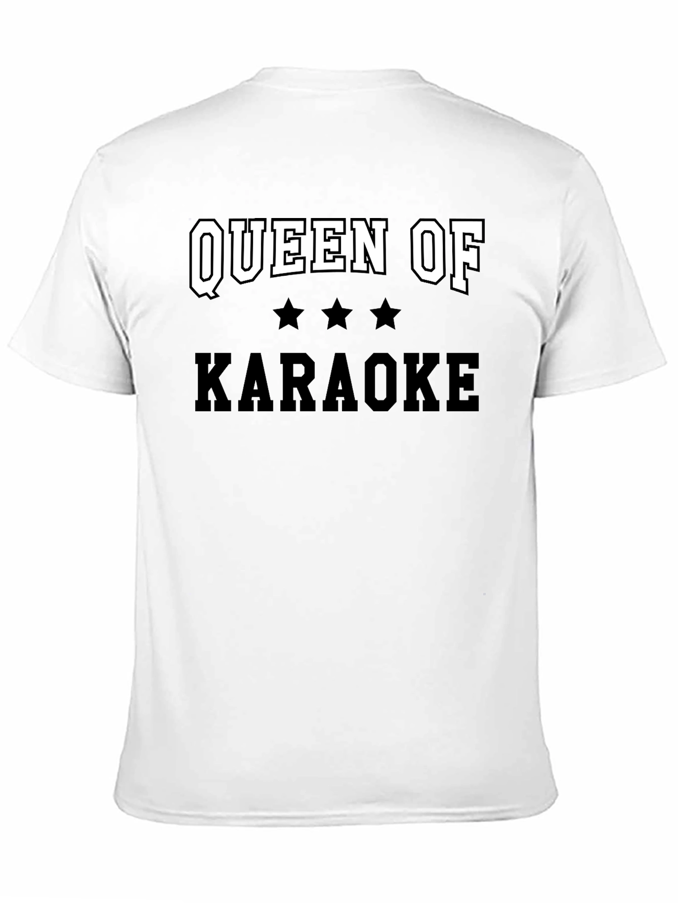 Queen of Karaoke Black T-Shirt