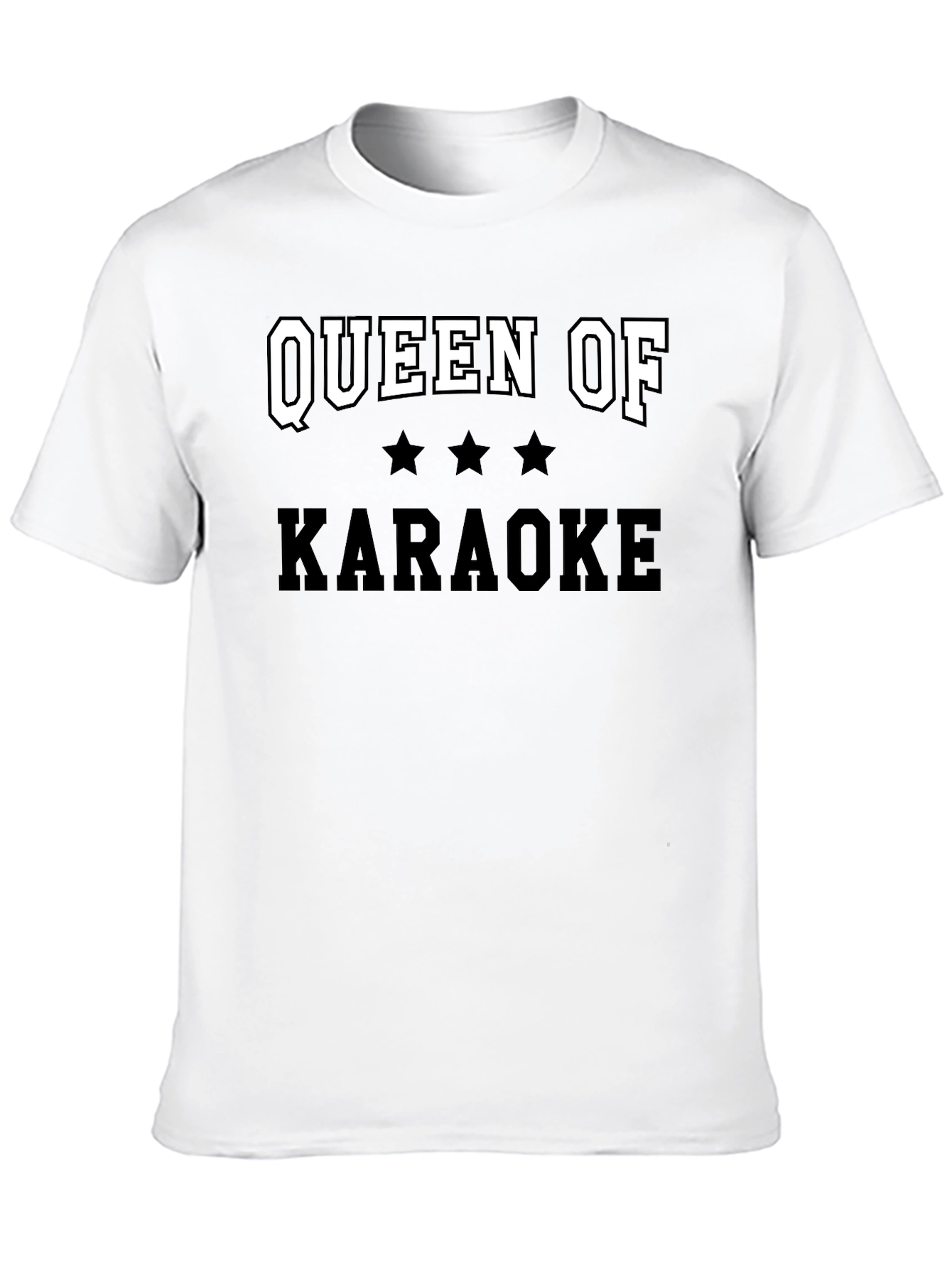 Queen of Karaoke Black T-Shirt