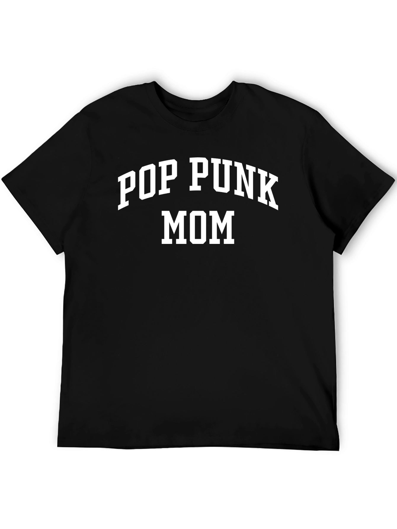 Pop Punk Mom Black Graphic Tee Shirt