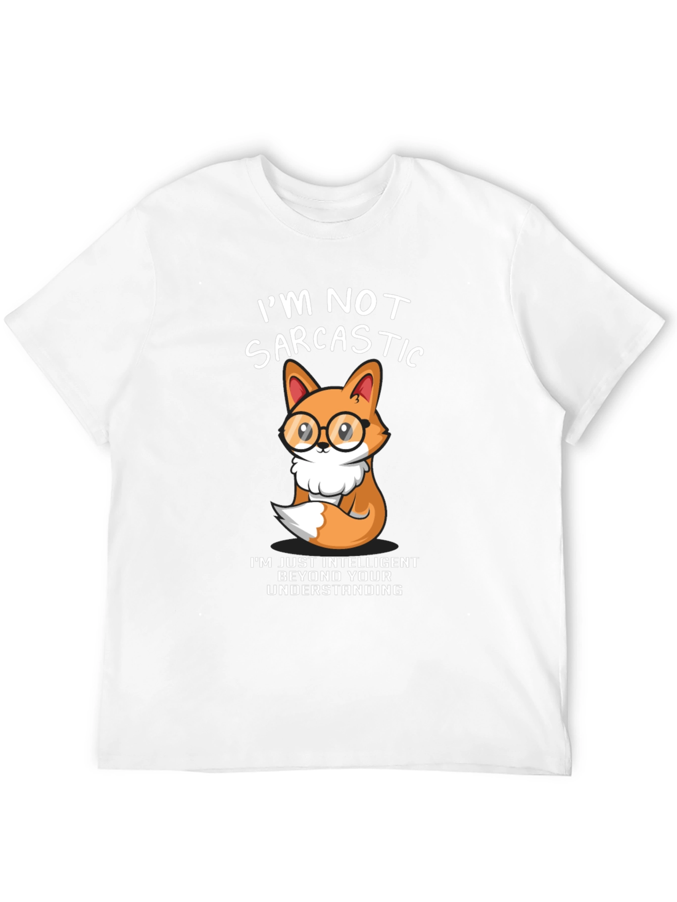 Sarcastic Fox Graphic T-Shirt