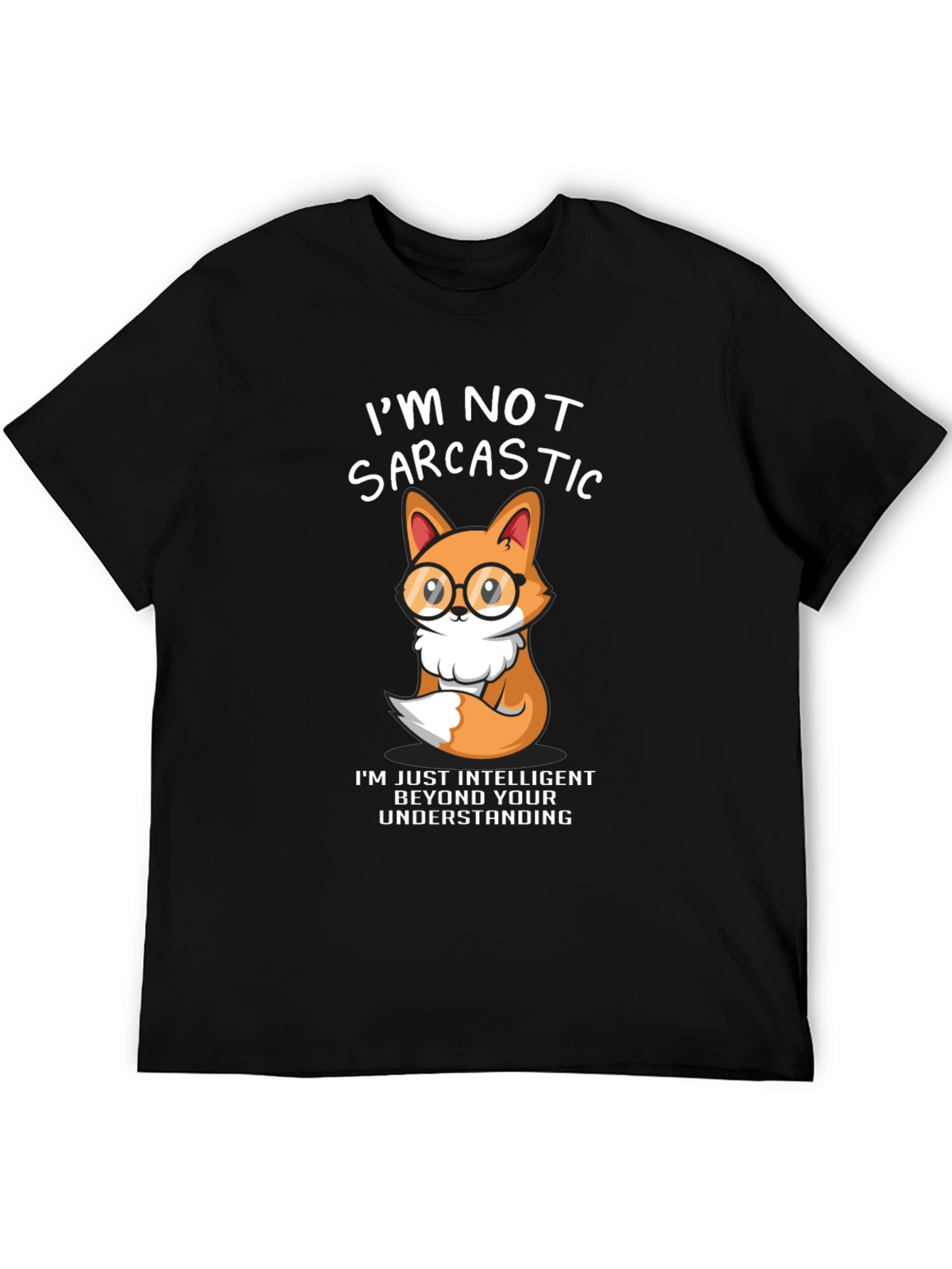 Sarcastic Fox Graphic T-Shirt