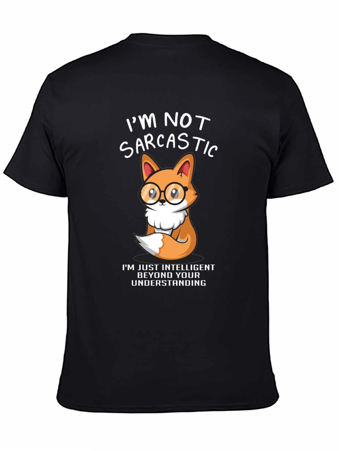 Sarcastic Fox Graphic T-Shirt