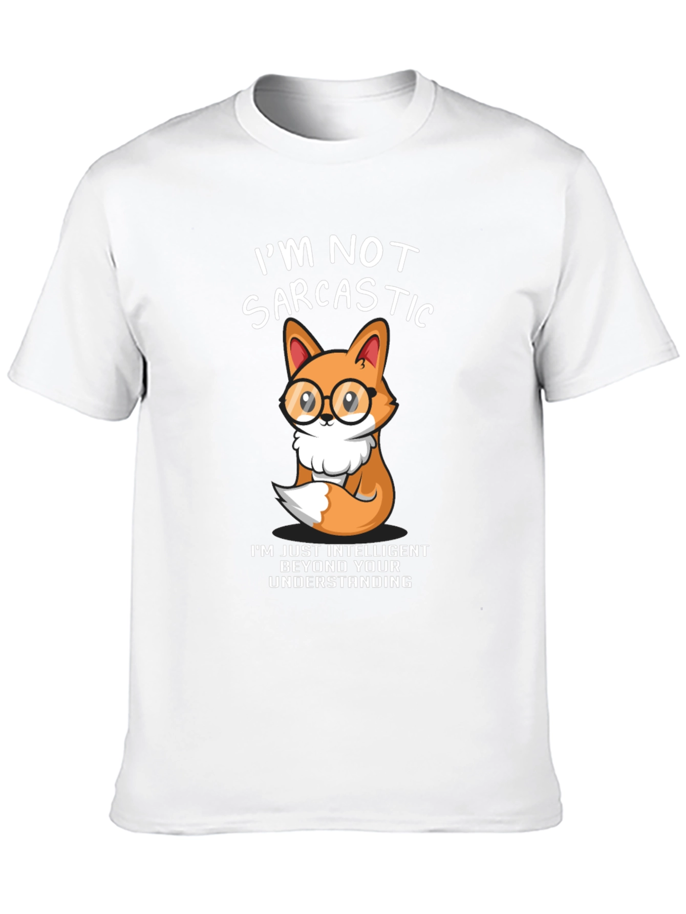 Sarcastic Fox Graphic T-Shirt