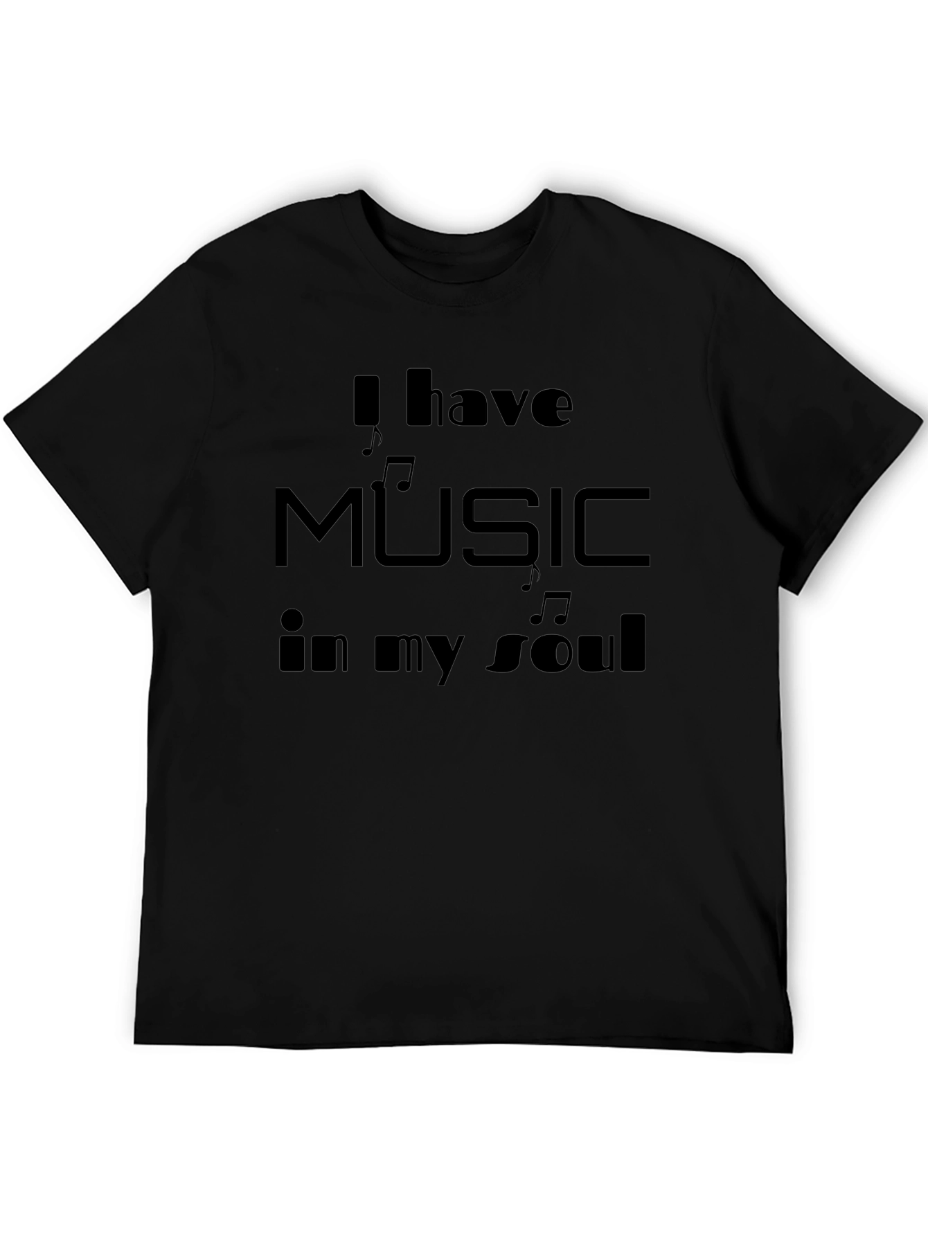 Music in My Soul Black Graphic Tee