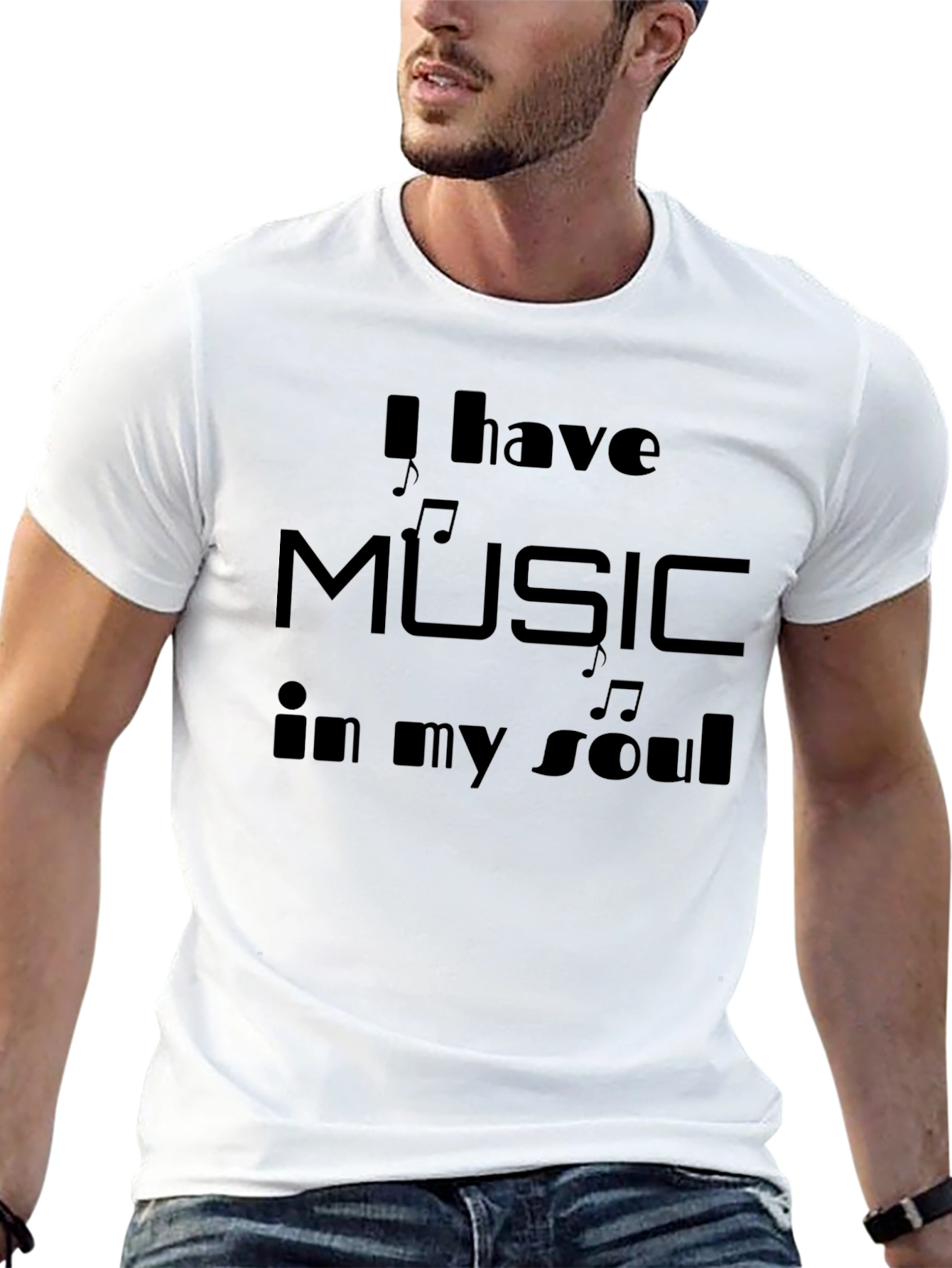 Music in My Soul Black Graphic Tee