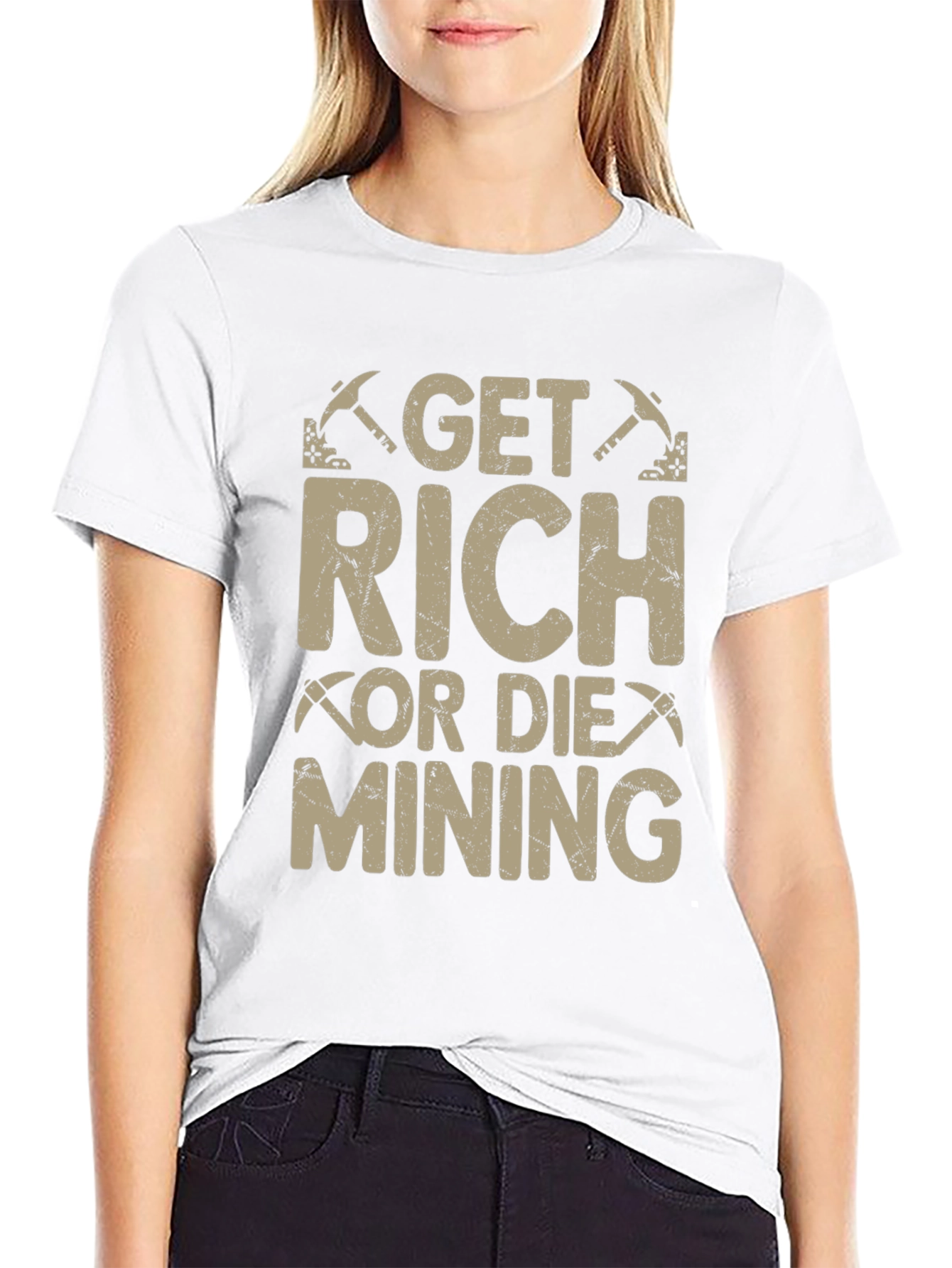 Get Rich or Die Mining T-Shirt