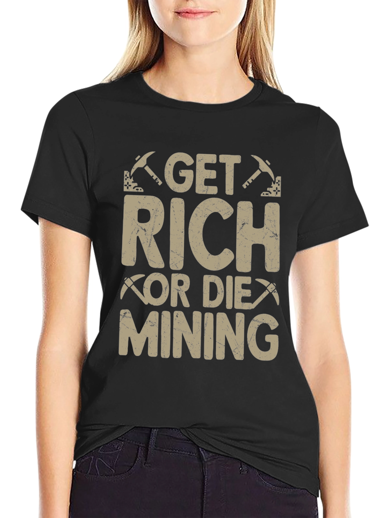 Get Rich or Die Mining T-Shirt