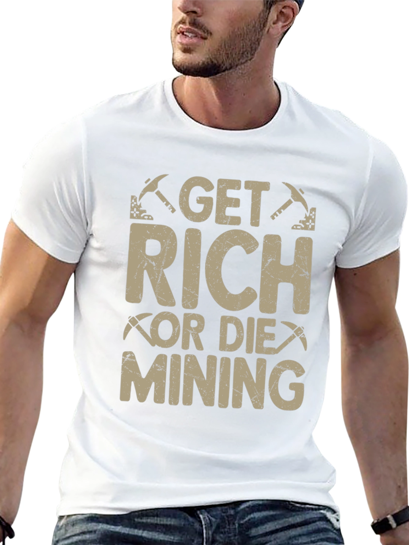 Get Rich or Die Mining T-Shirt