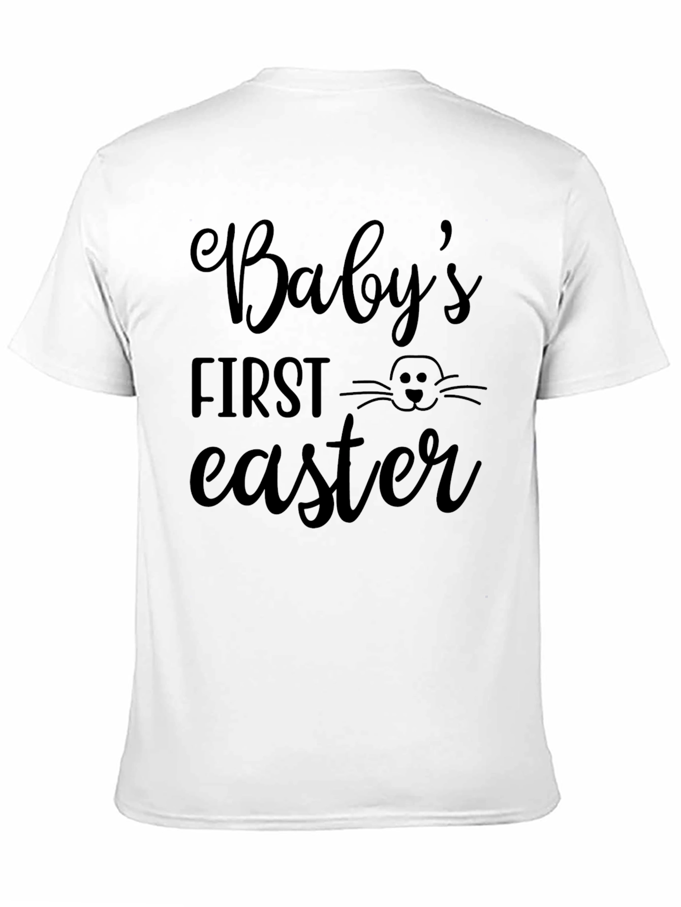 Babys First Easter T-Shirt - Cute Bunny Design