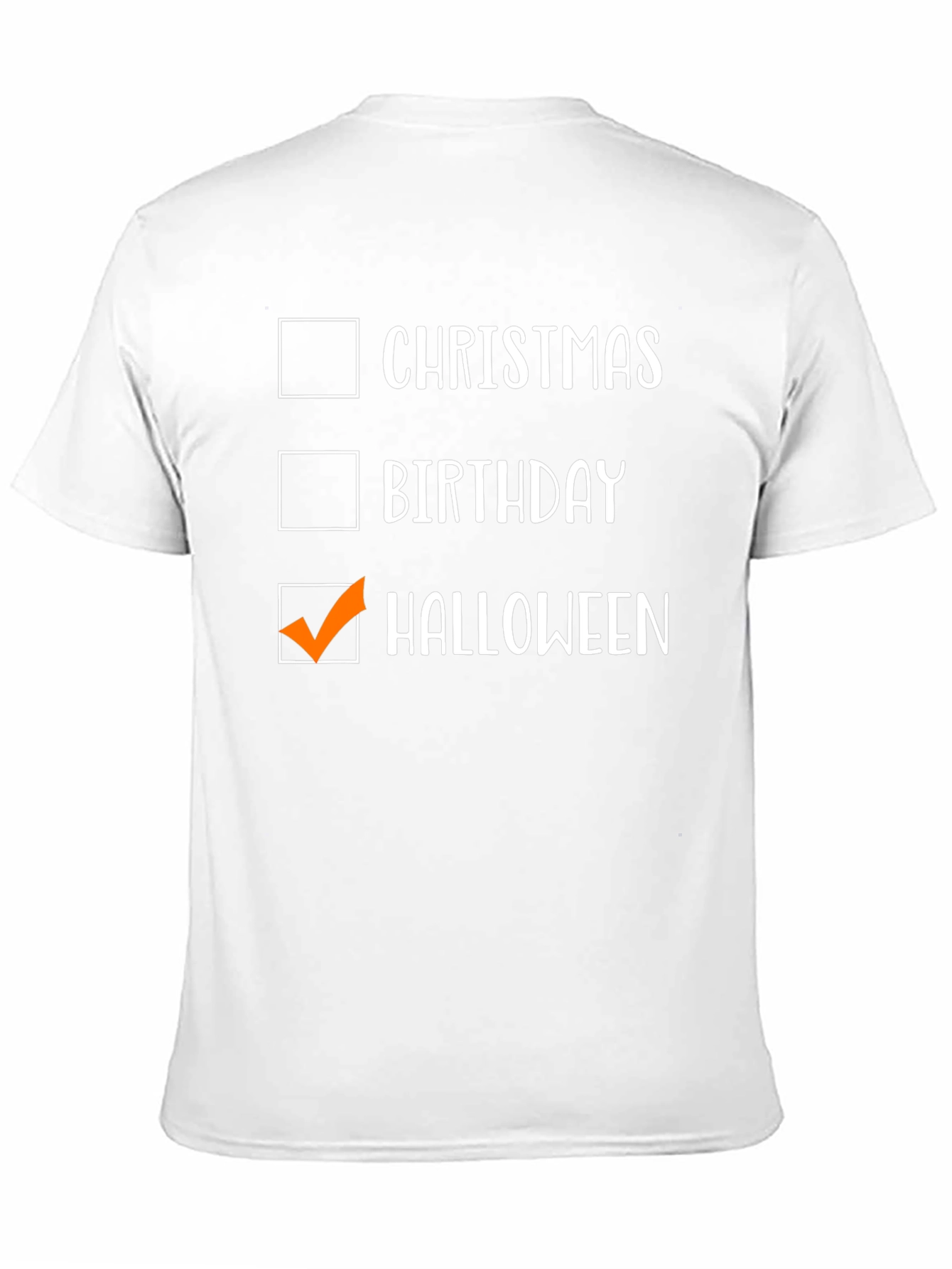 Halloween Checkbox Graphic Tee