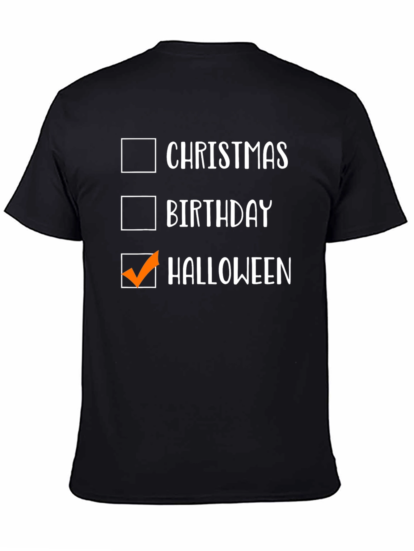 Halloween Checkbox Graphic Tee