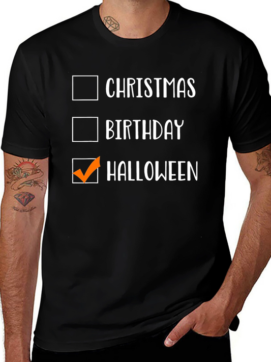 Halloween Checkbox Graphic Tee