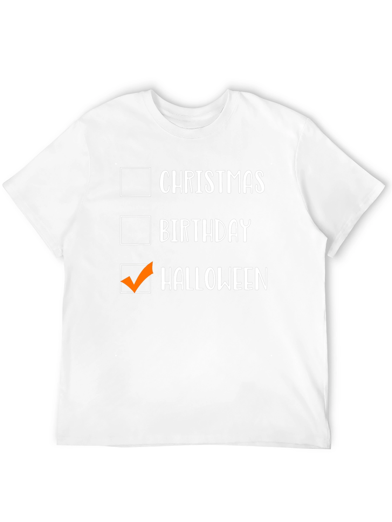 Halloween Checkbox Graphic Tee