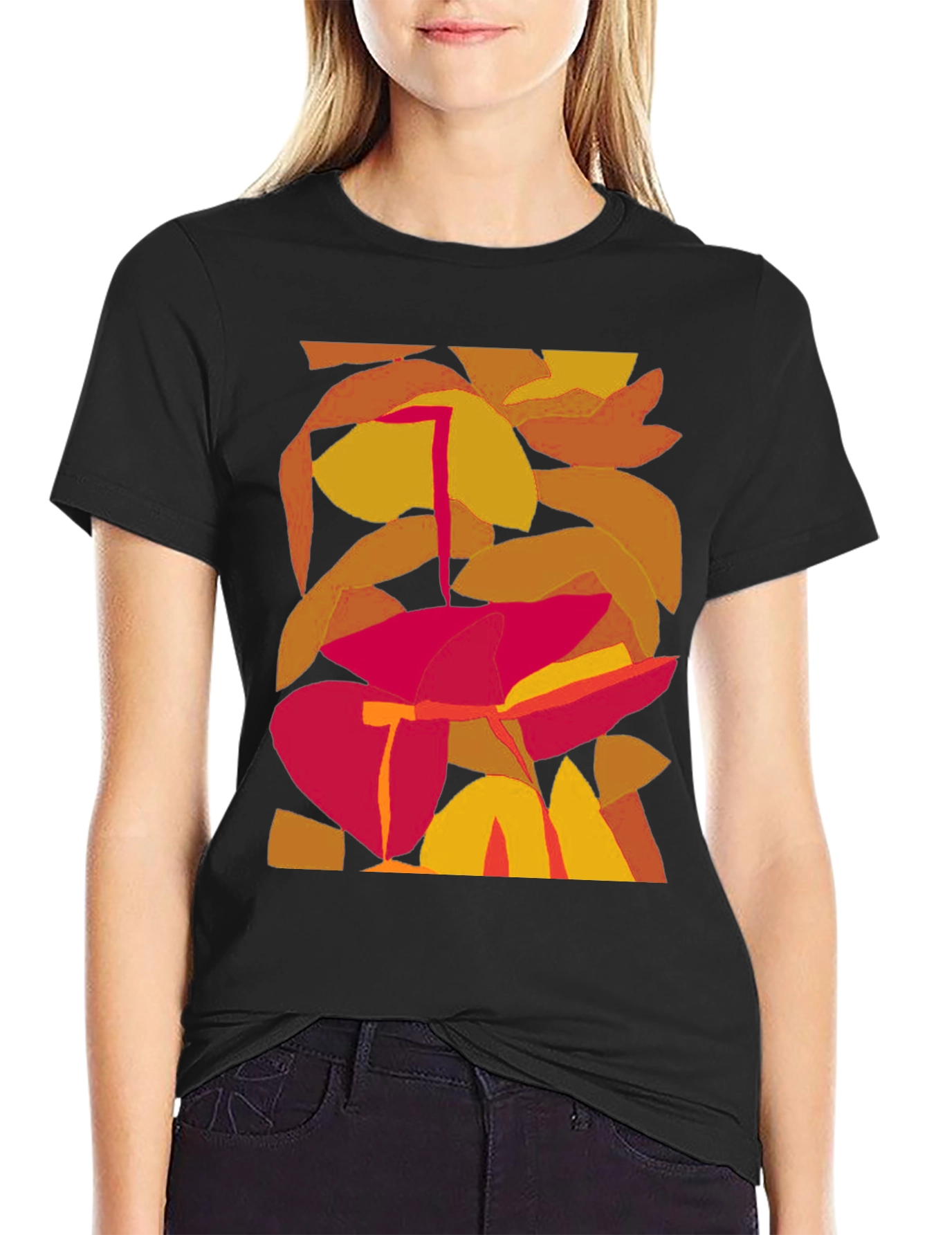 Abstract Art Graphic Tee - Modern Design