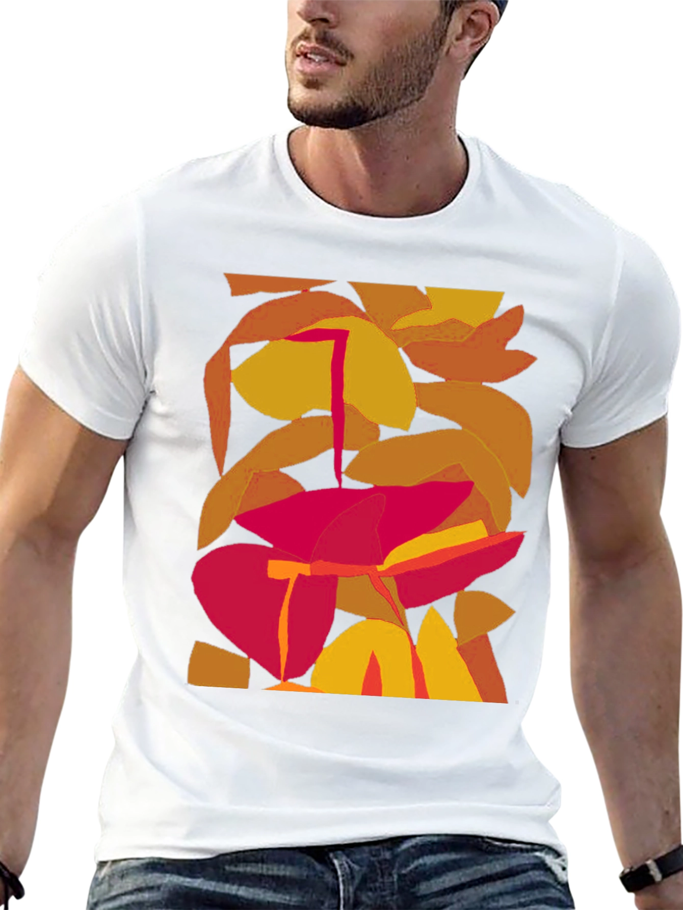 Abstract Art Graphic Tee - Modern Design