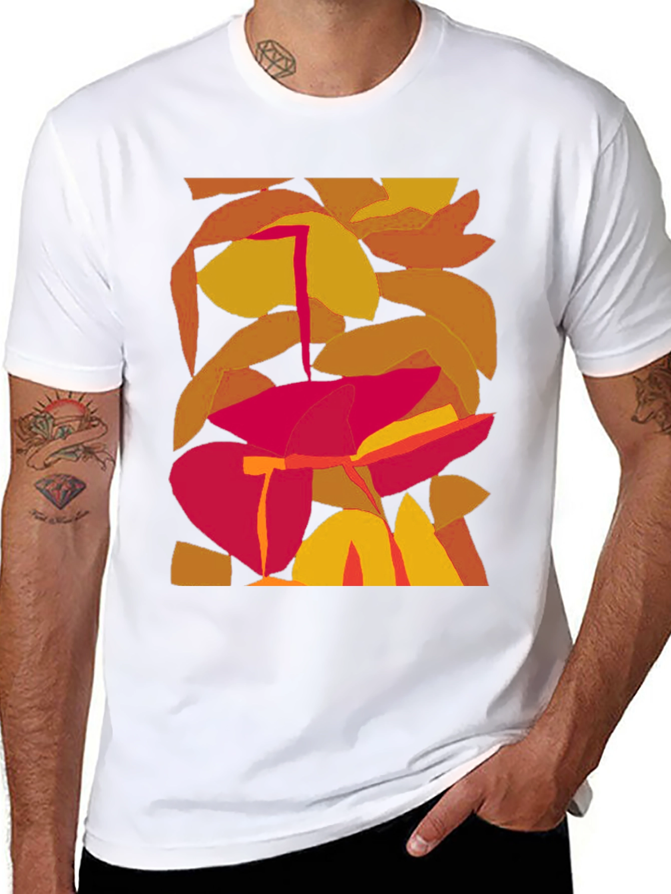 Abstract Art Graphic Tee - Modern Design