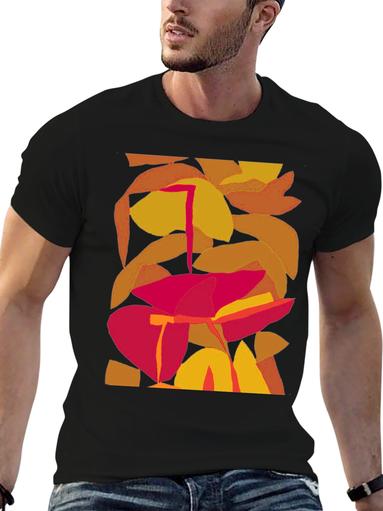 Abstract Art Graphic Tee - Modern Design