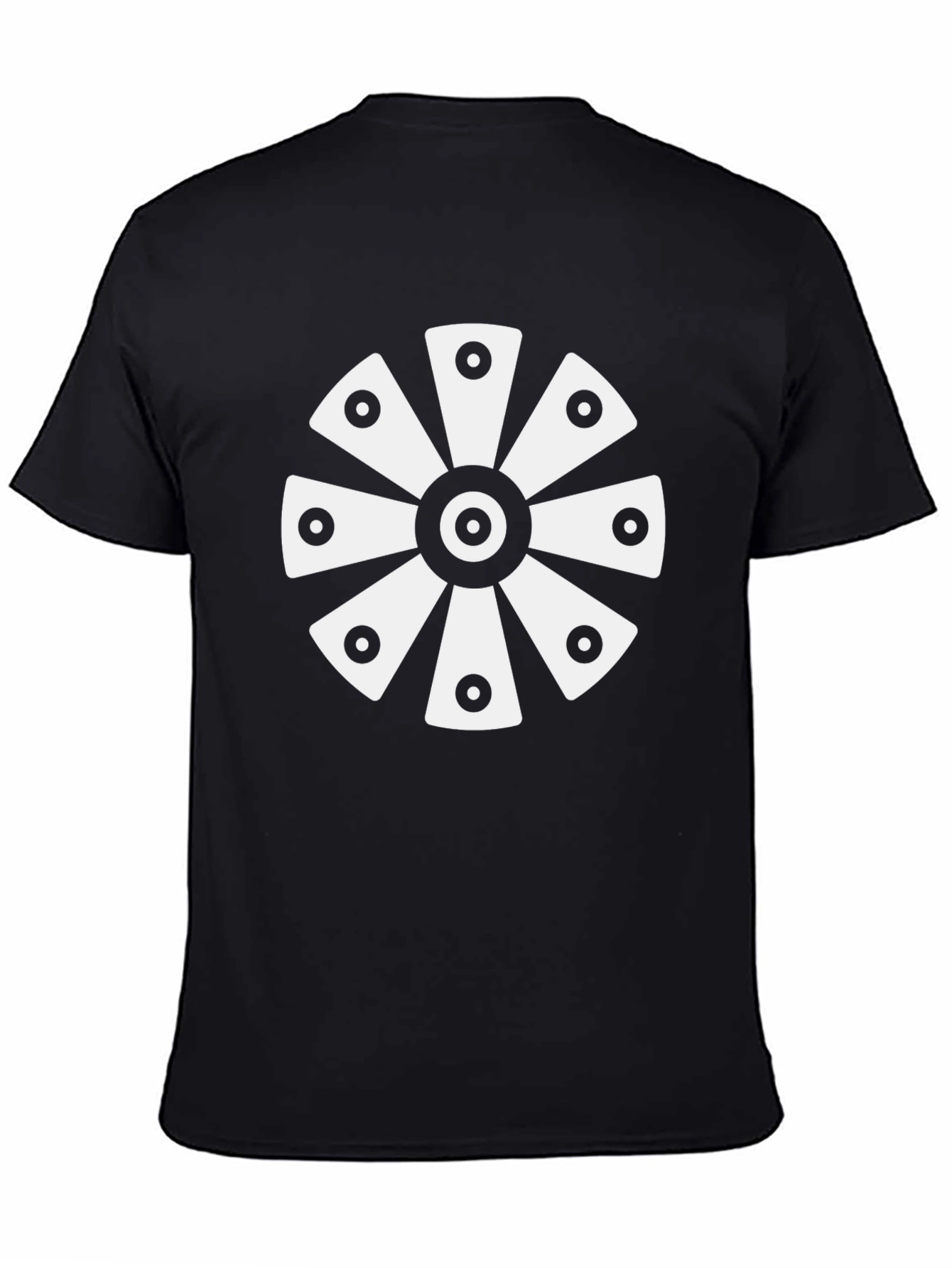 Geometric Black T-Shirt