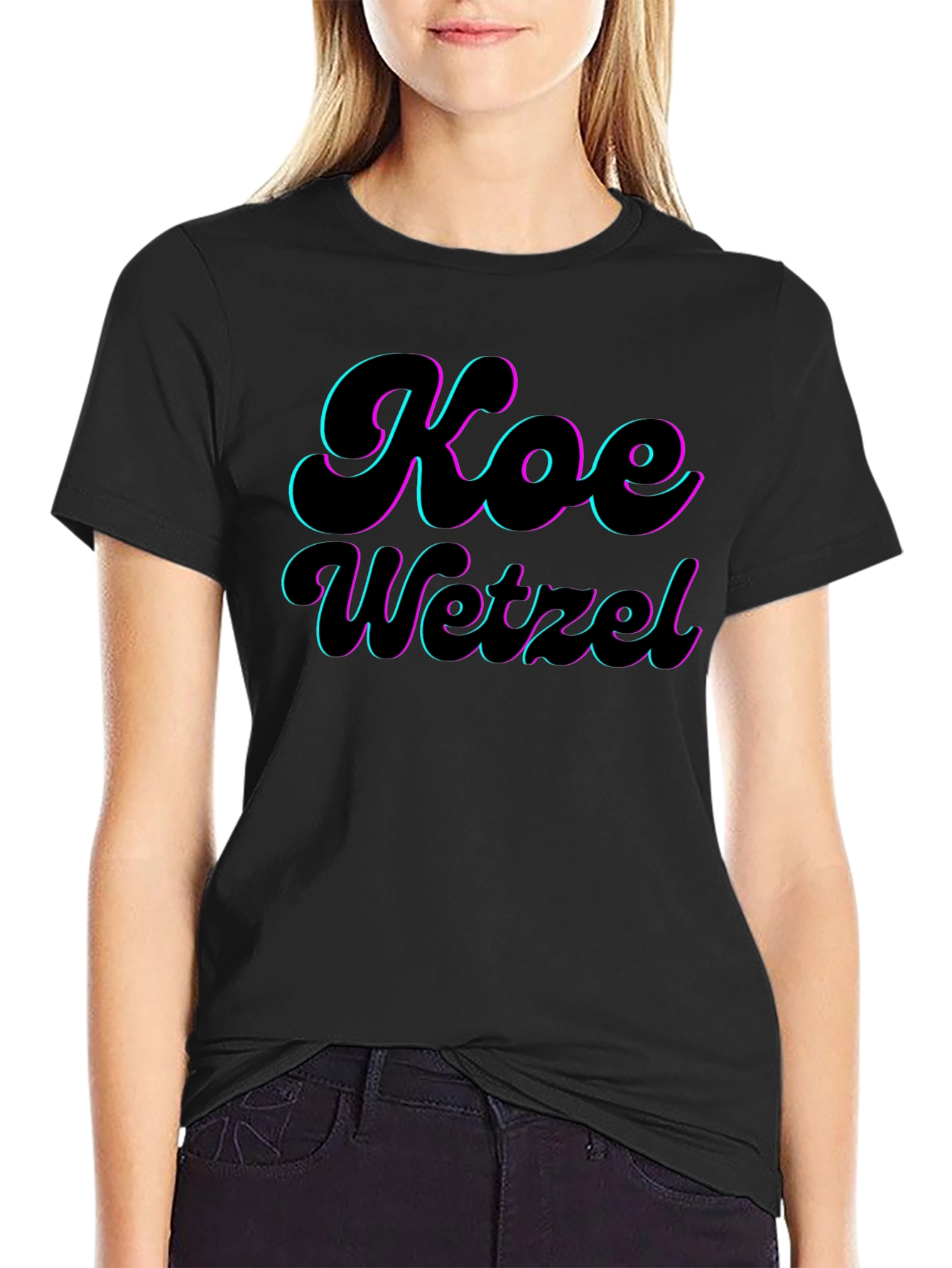 Koe Wetzel Graphic T-Shirt Black