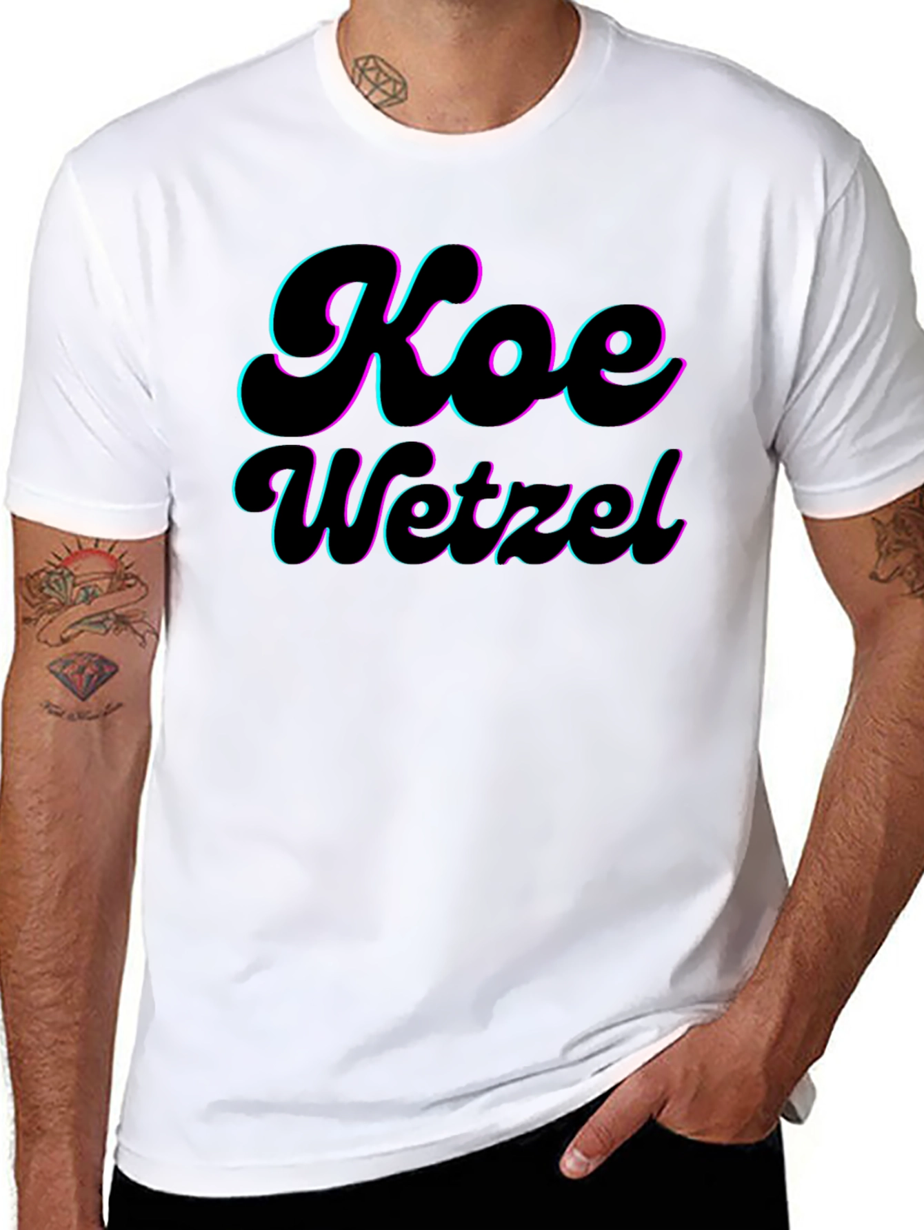Koe Wetzel Graphic T-Shirt Black