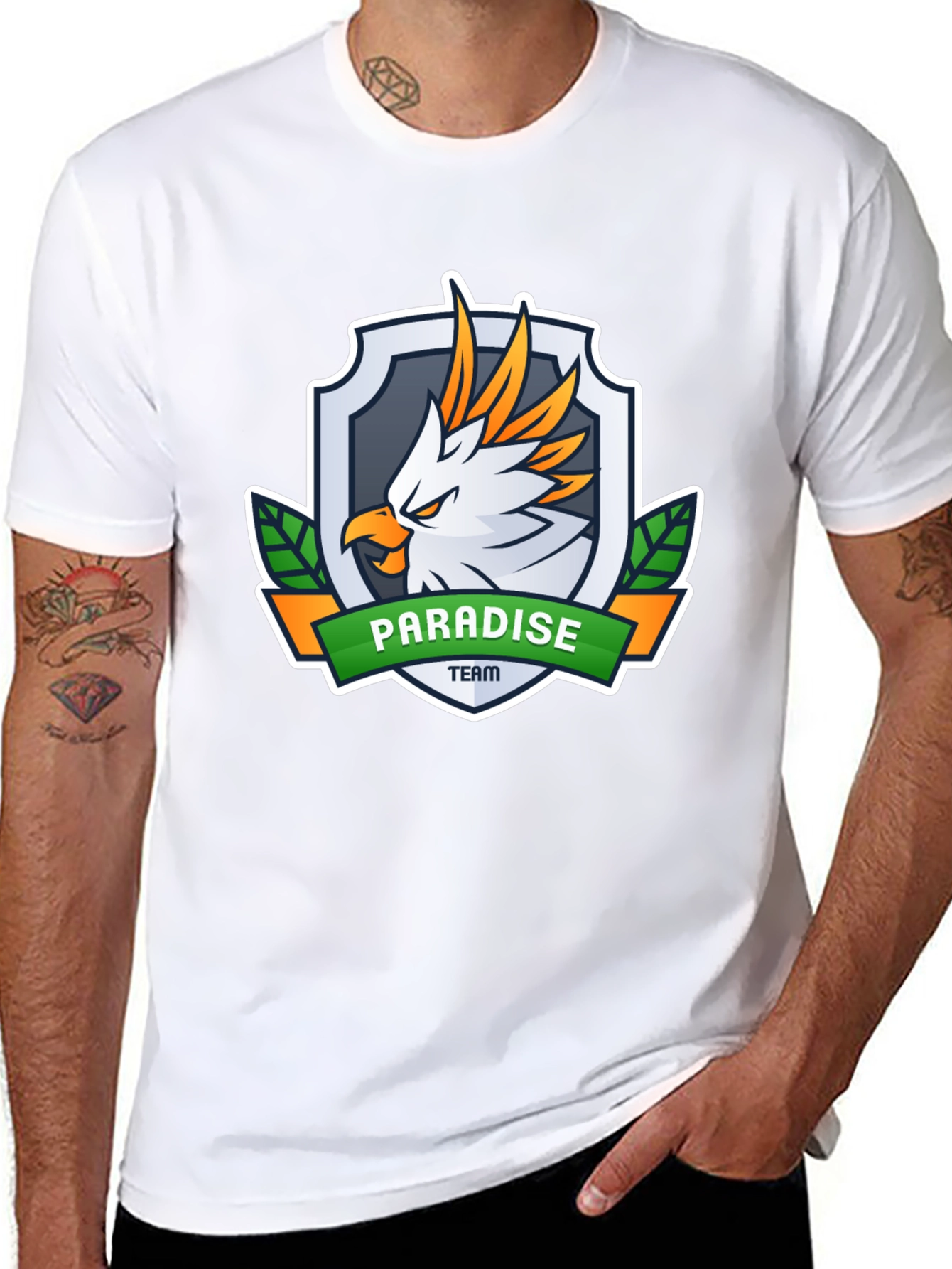 Paradise Team Graphic Tee - Black Short Sleeve
