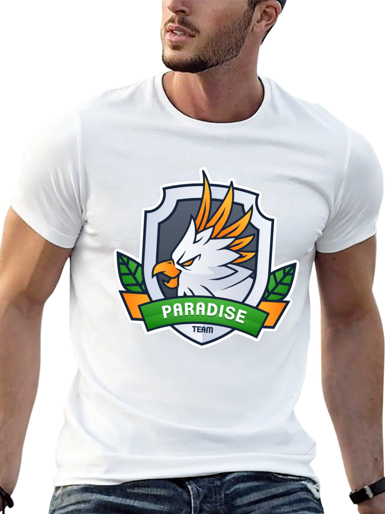 Paradise Team Graphic Tee - Black Short Sleeve