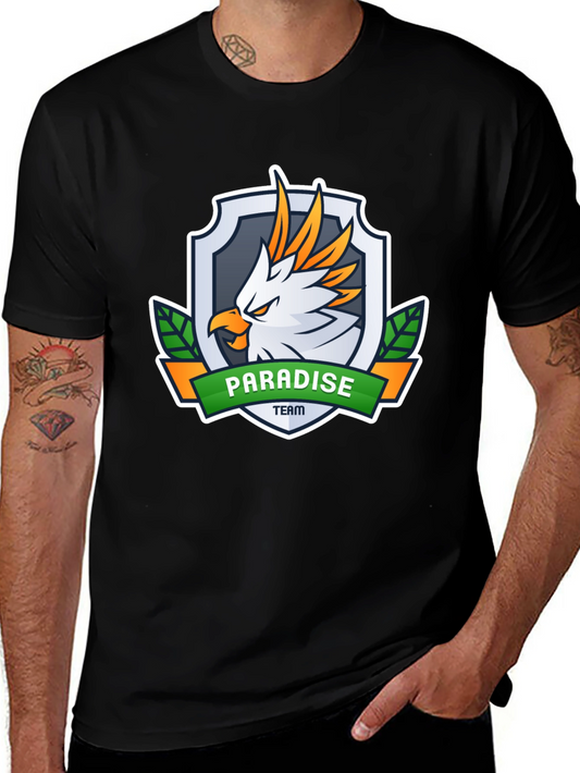 Paradise Team Graphic Tee - Black Short Sleeve