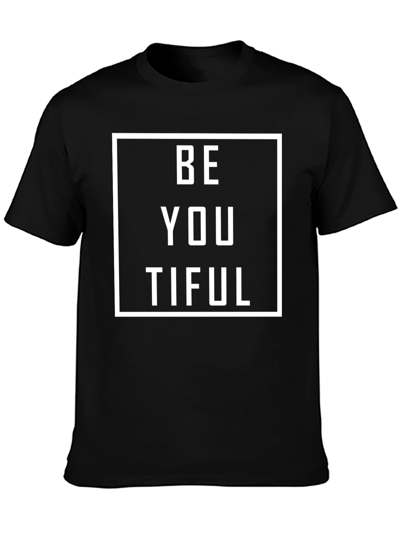 BeYOUtiful Black Graphic Tee