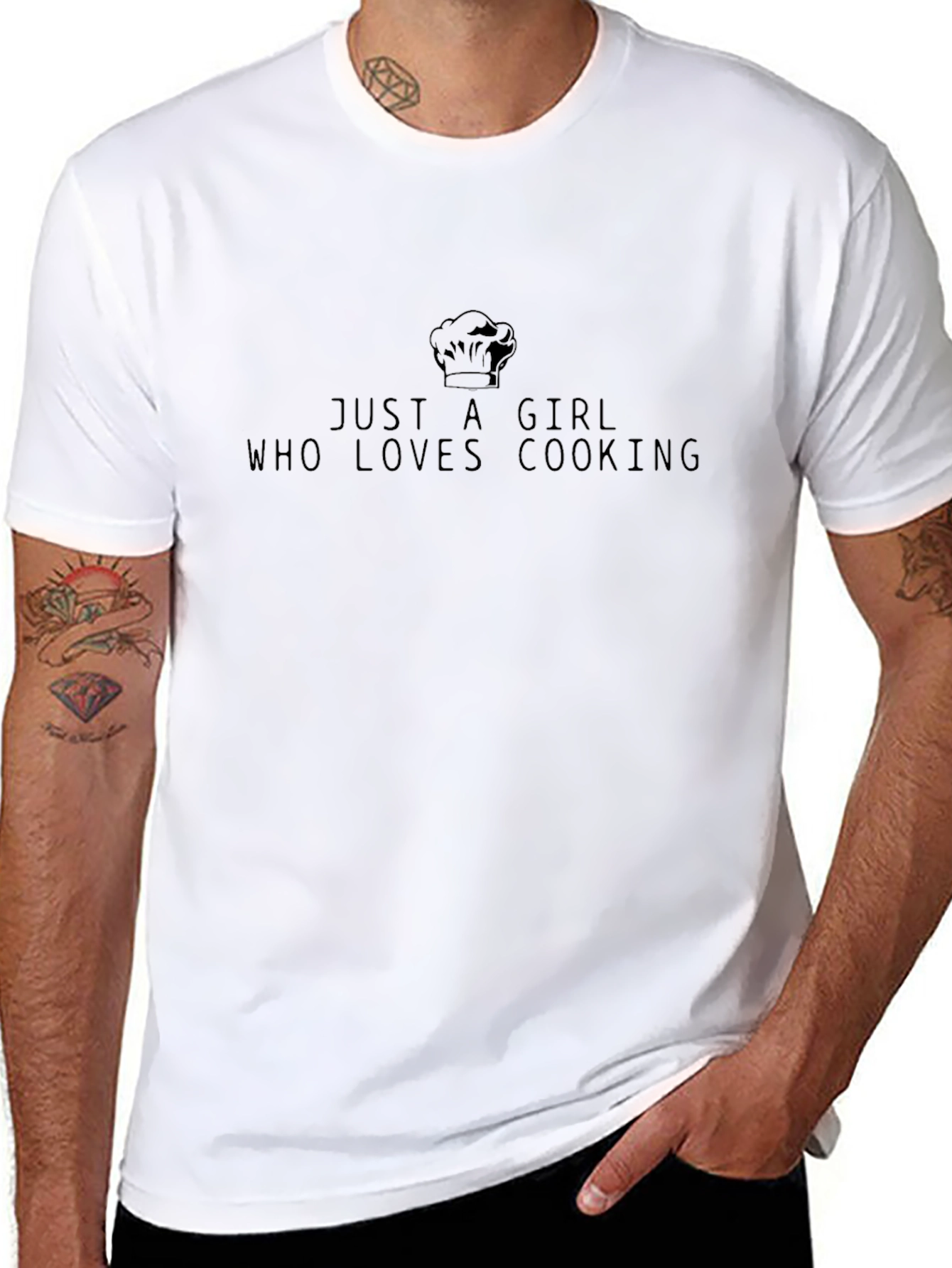 Just A Girl Who Loves Cooking T-Shirt