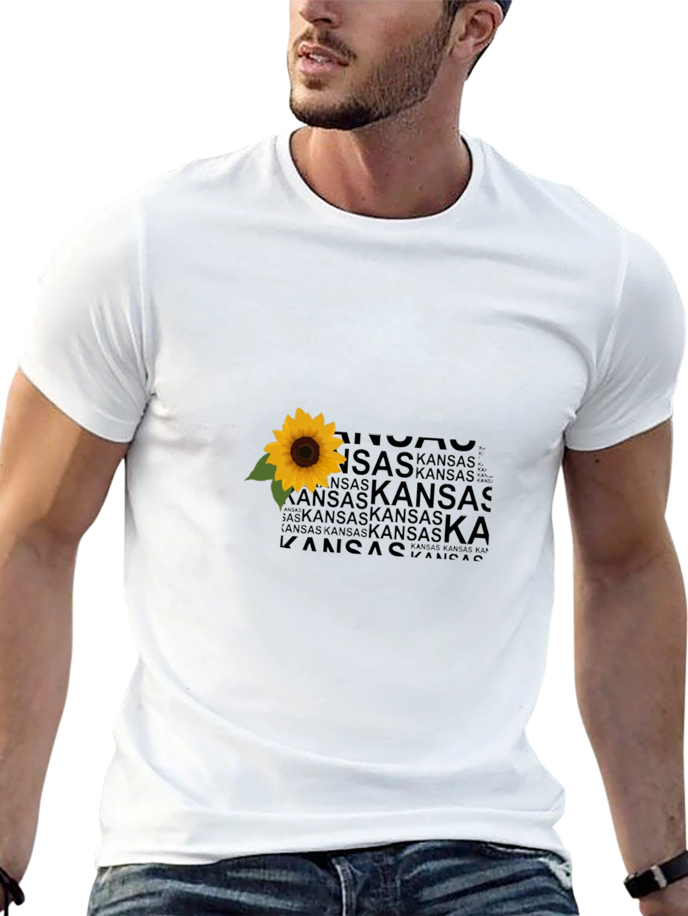 Kansas Sunflower Graphic T-Shirt