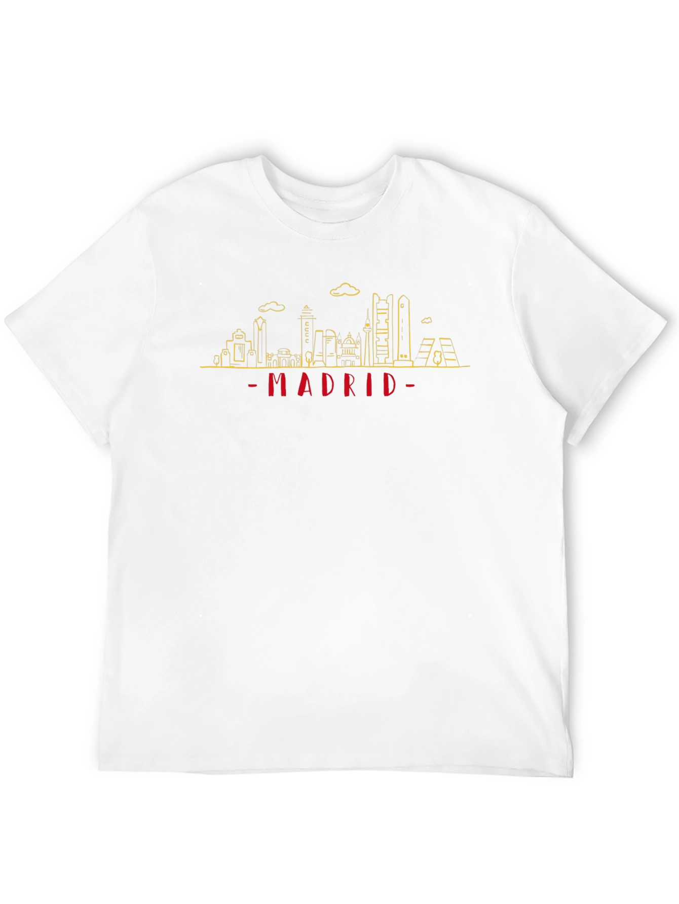 Madrid Skyline T-Shirt - Cityscape Graphic Tee