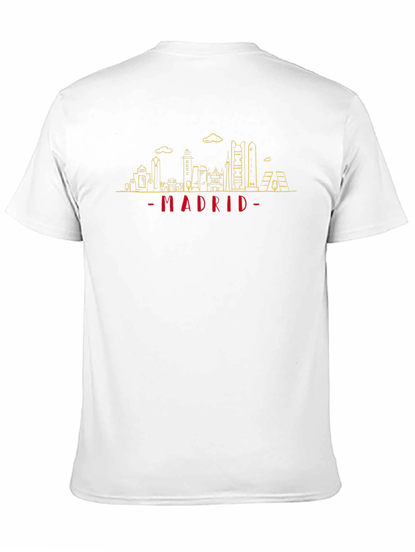 Madrid Skyline T-Shirt - Cityscape Graphic Tee