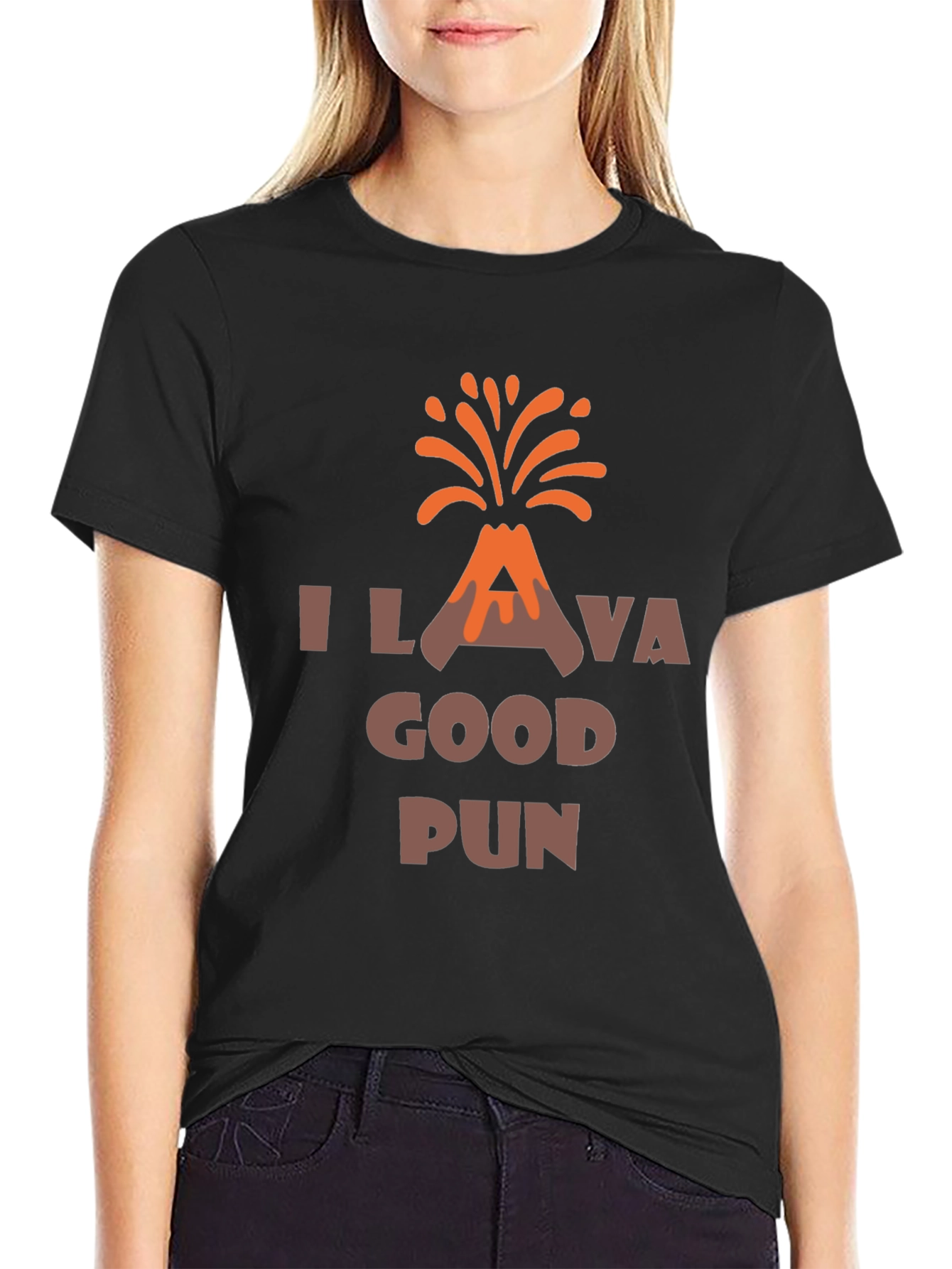 I Lava Good Pun Funny Graphic Tee