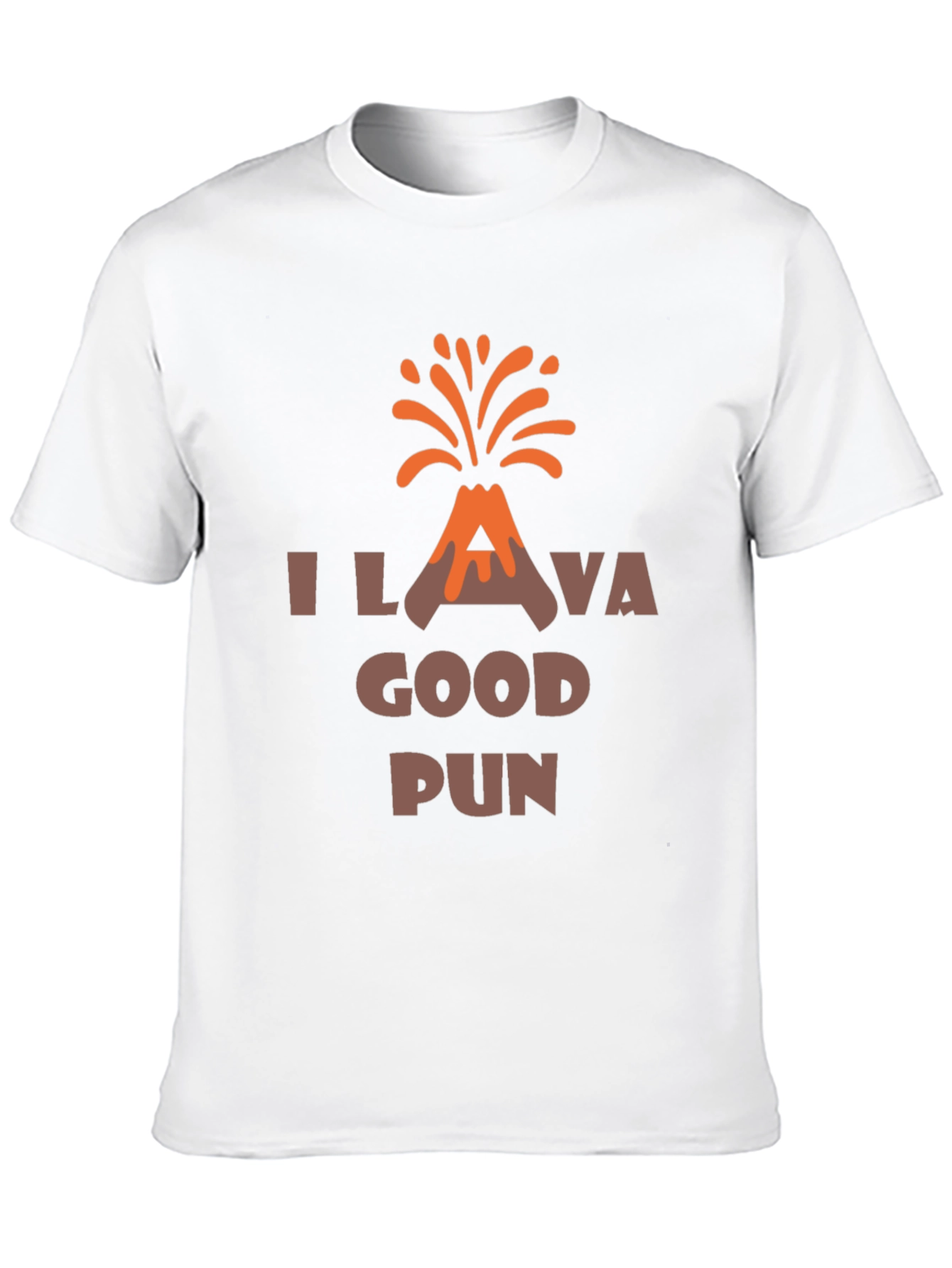 I Lava Good Pun Funny Graphic Tee