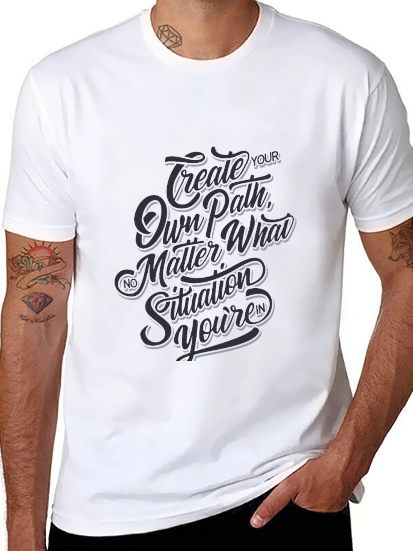 Inspirational Graphic Tee - Create Your Own Path