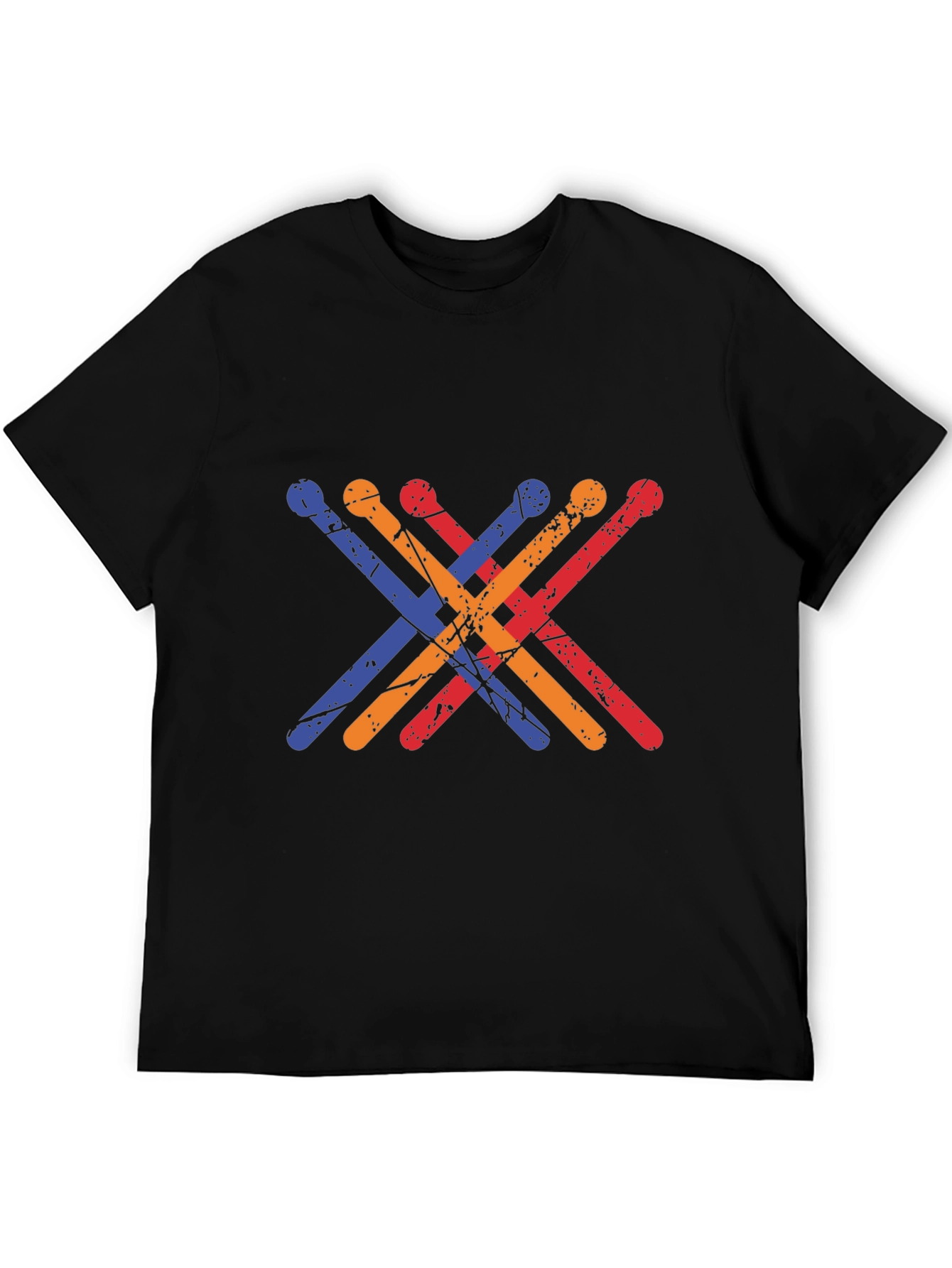 Drum Sticks Graphic Tee - Musician T-Shirt