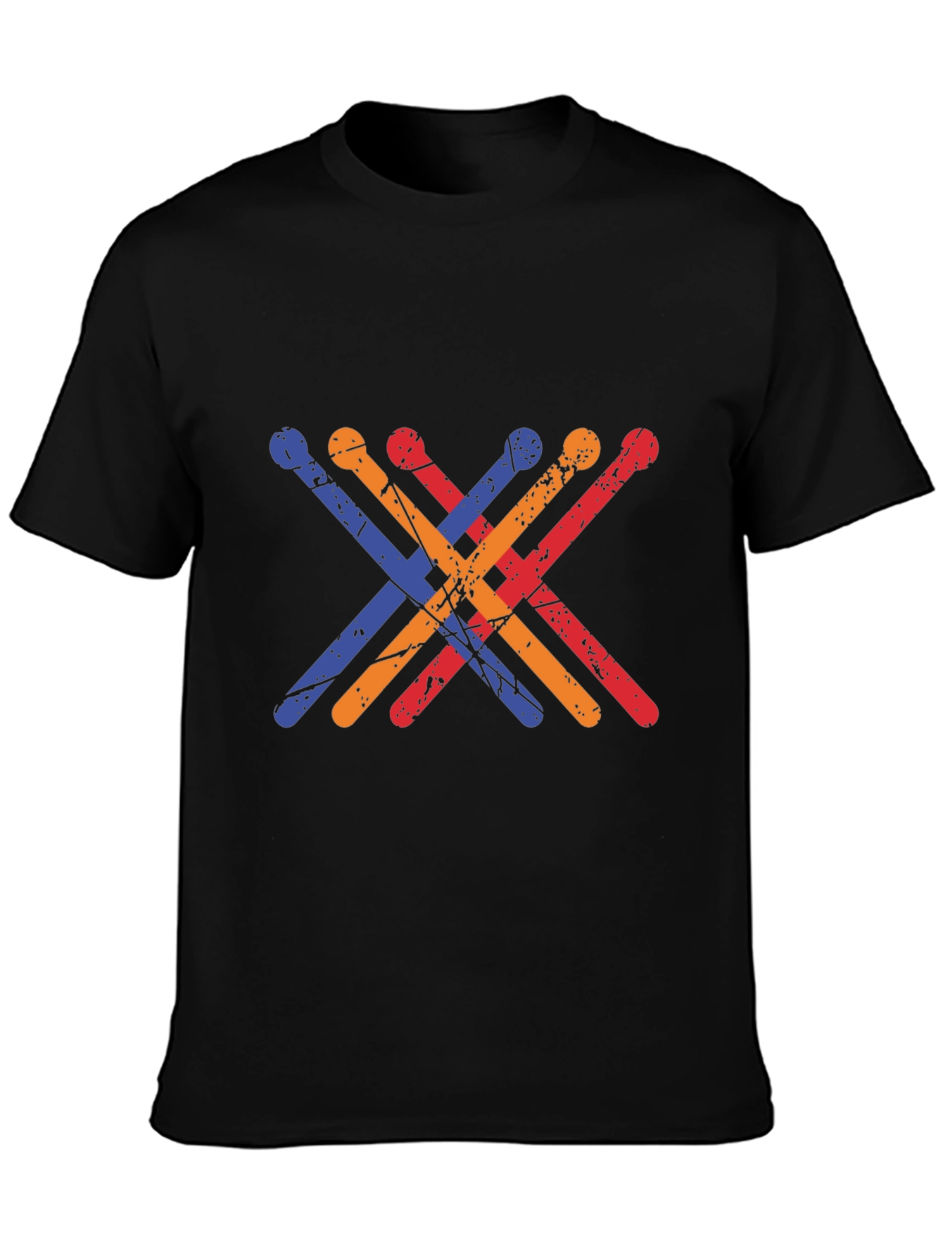 Drum Sticks Graphic Tee - Musician T-Shirt