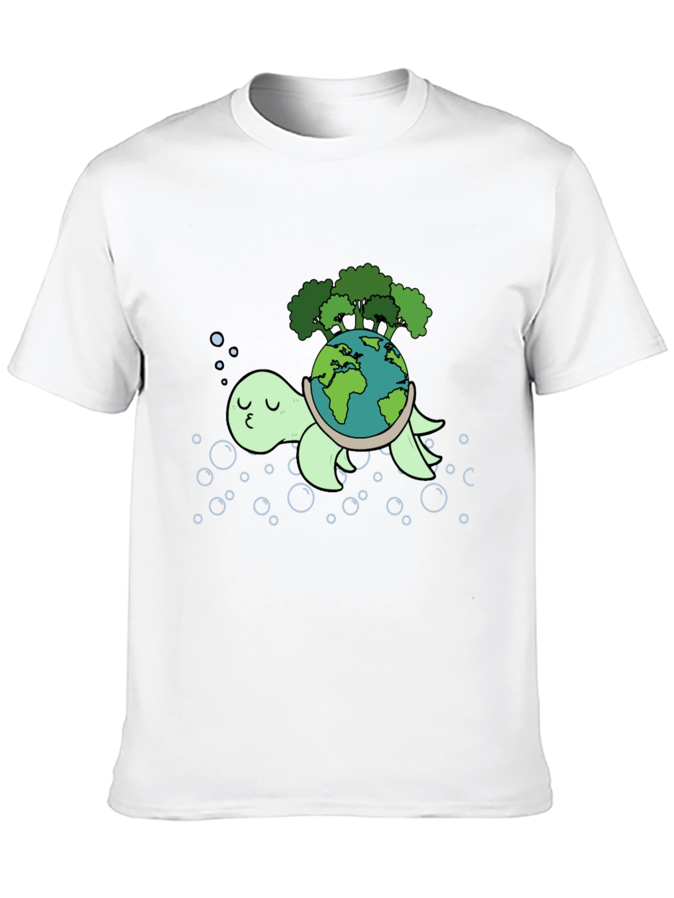 Eco Turtle Graphic Tee - Save the Planet!