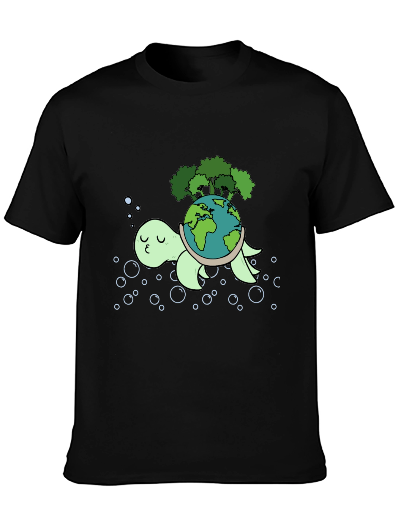 Eco Turtle Graphic Tee - Save the Planet!